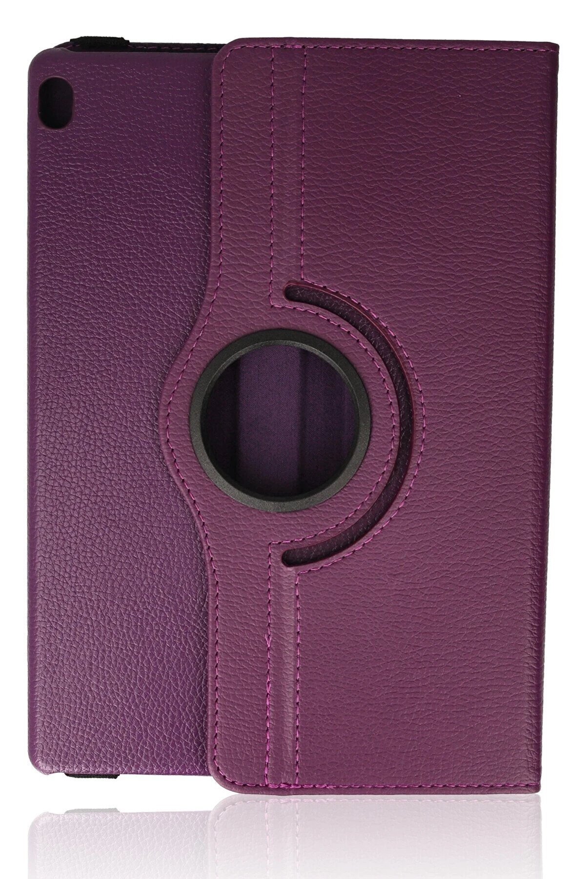 M10 X505F Kılıf 360 Tablet Deri̇ Kılıf - Mürdüm - Dropx8437-8248