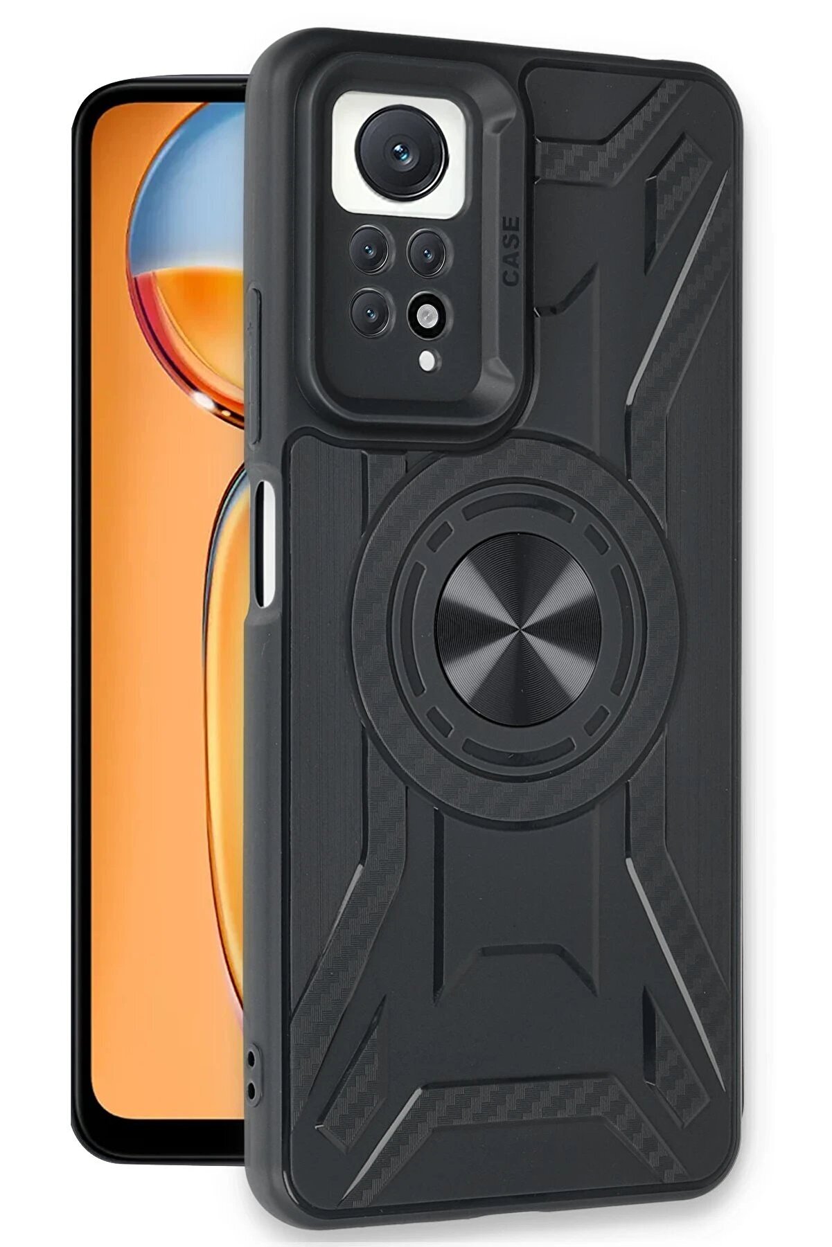 Xi̇aomi̇ Redmi̇ Note 12 Pro 4G Kılıf Li̇ncoln Si̇li̇kon - Si̇yah - Dropx2494-3211