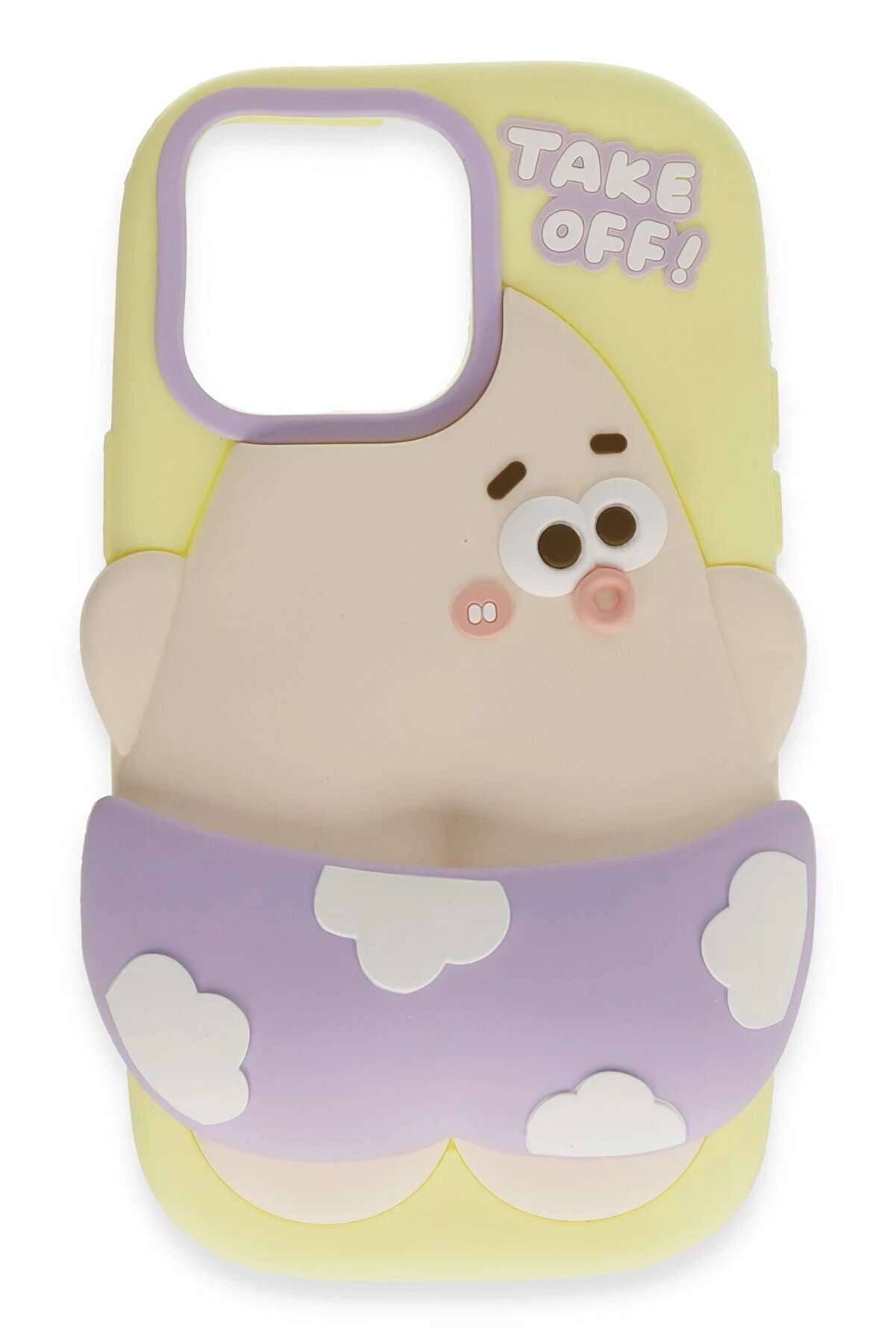 CepteToptan iPhone 15 Pro Max Kılıf Poky Karakter Silikon Kapak - Desen 5 - DROPX8744-3030