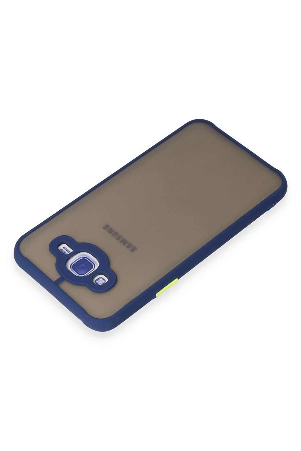 Samsung Galaxy J7 Kılıf Montreal Si̇li̇kon Kapak - Laci̇vert - Dropx9990-4244