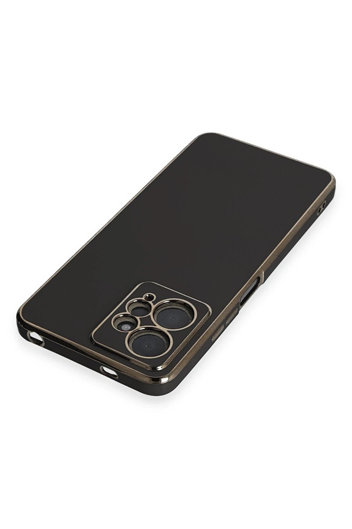 Xi̇aomi̇ Redmi̇ Note 12 4G Kılıf Volet Si̇li̇kon - Si̇yah - Dropx6930-2624