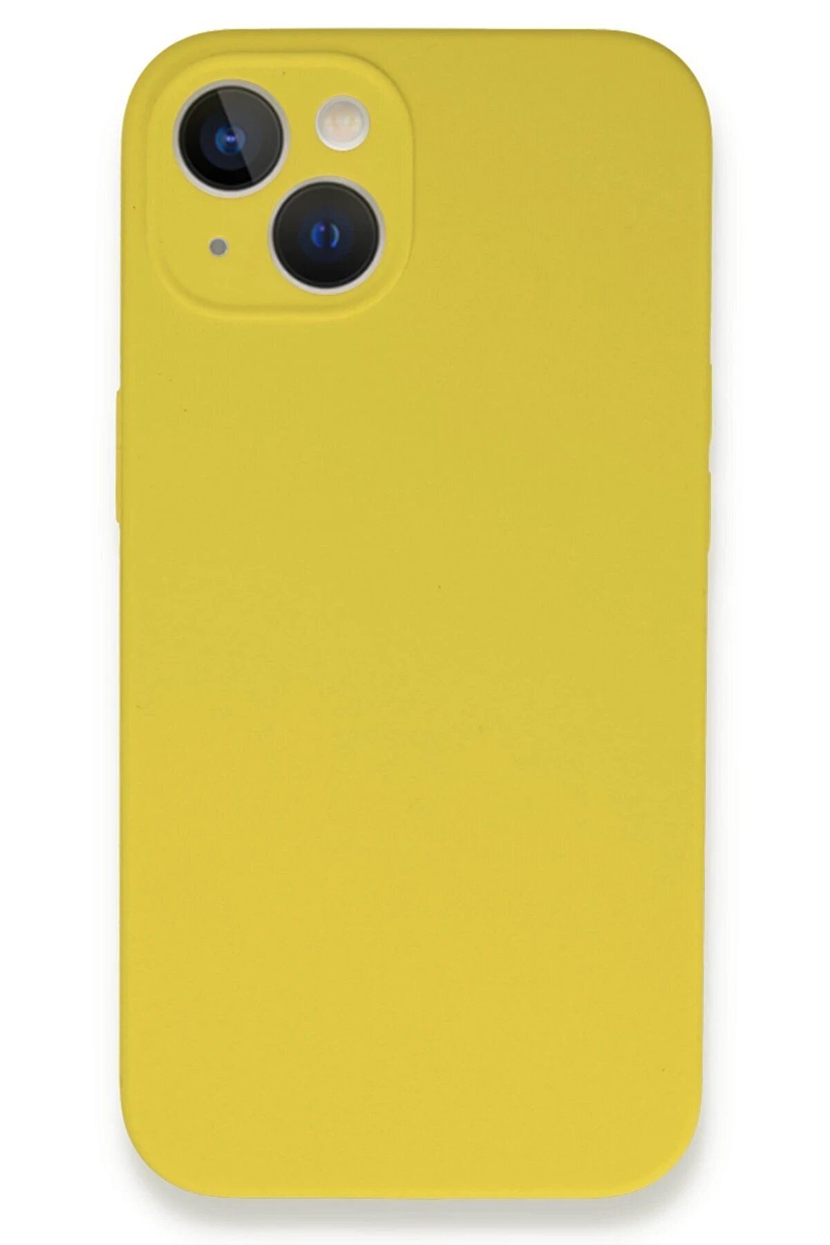 CepteToptan iPhone 13 Mini Kılıf Lansman Legant Silikon - Sarı - DROPX1901-4787