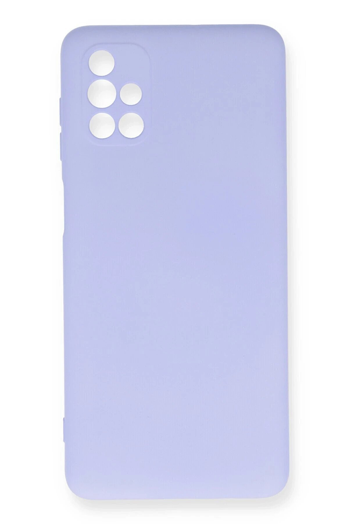 CepteToptan Samsung Galaxy M51 Kılıf Nano içi Kadife Silikon - Lila - DROPX3985-6677