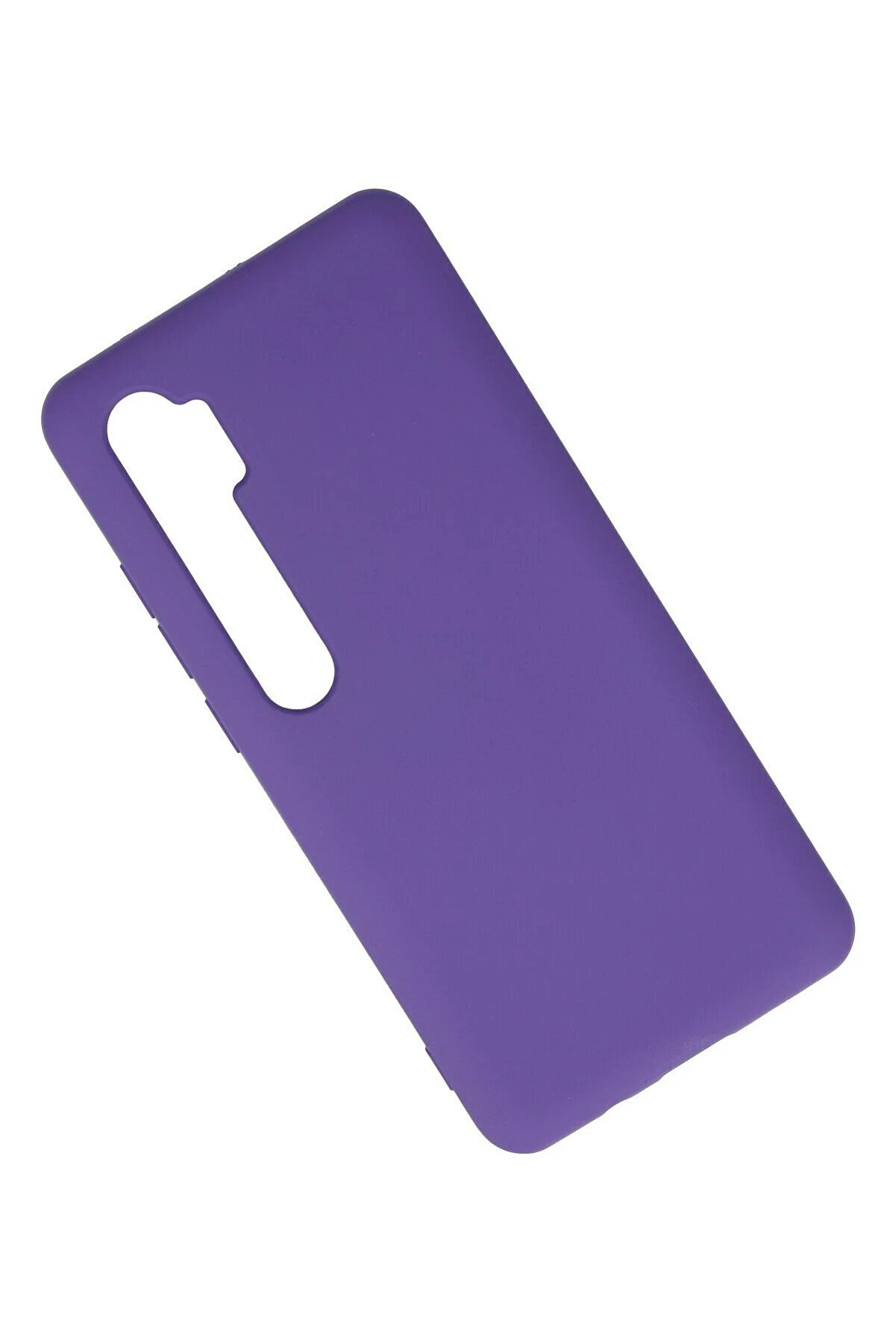 Xi̇aomi̇ Mi̇ Note 10 Li̇te Kılıf Nano İ&ccedil;i̇ Kadi̇fe Si̇li̇kon - Mor - Dropx1668-7095