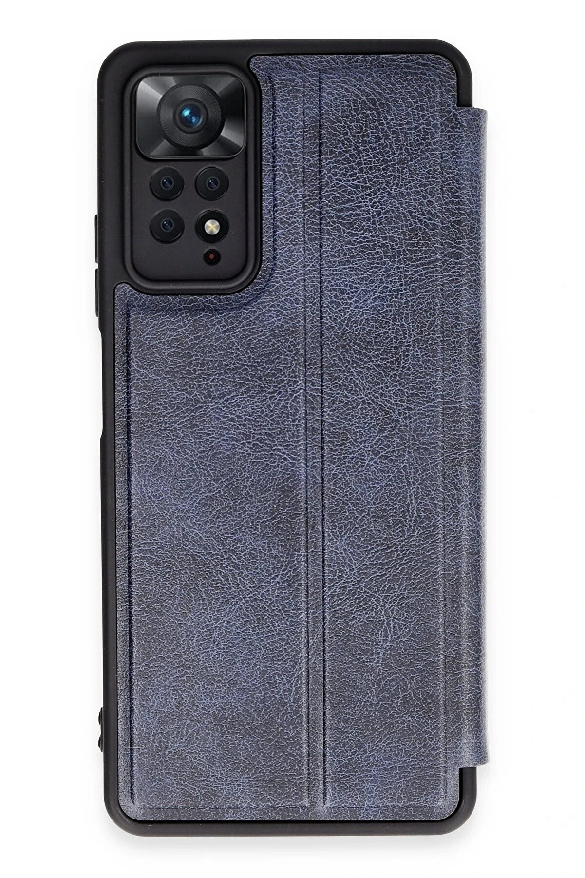 CepteToptan Xiaomi Redmi Note 12 Pro 4G Kılıf Flip Cover - Lacivert - DROPX4448-4744