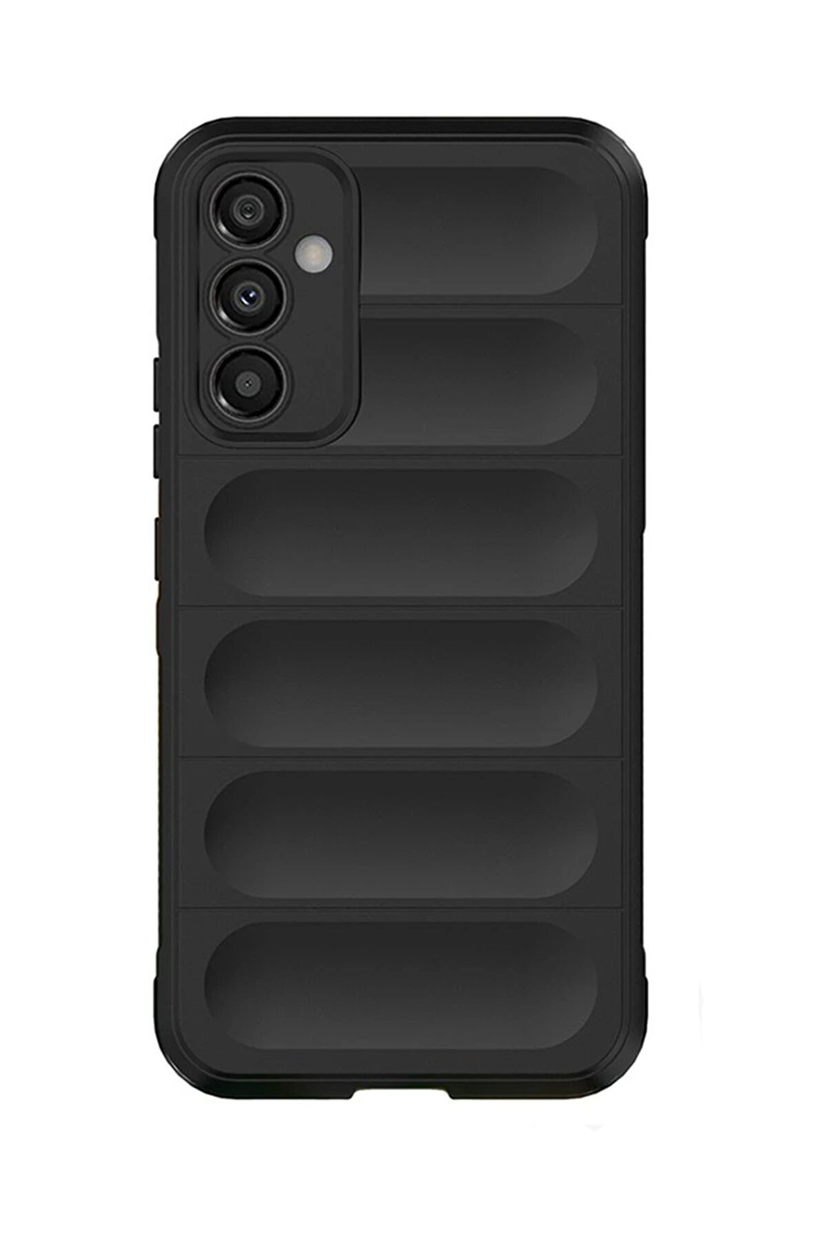 CepteToptan Samsung Galaxy A05S Kılıf Optimum Silikon - Siyah - DROPX5837-2728