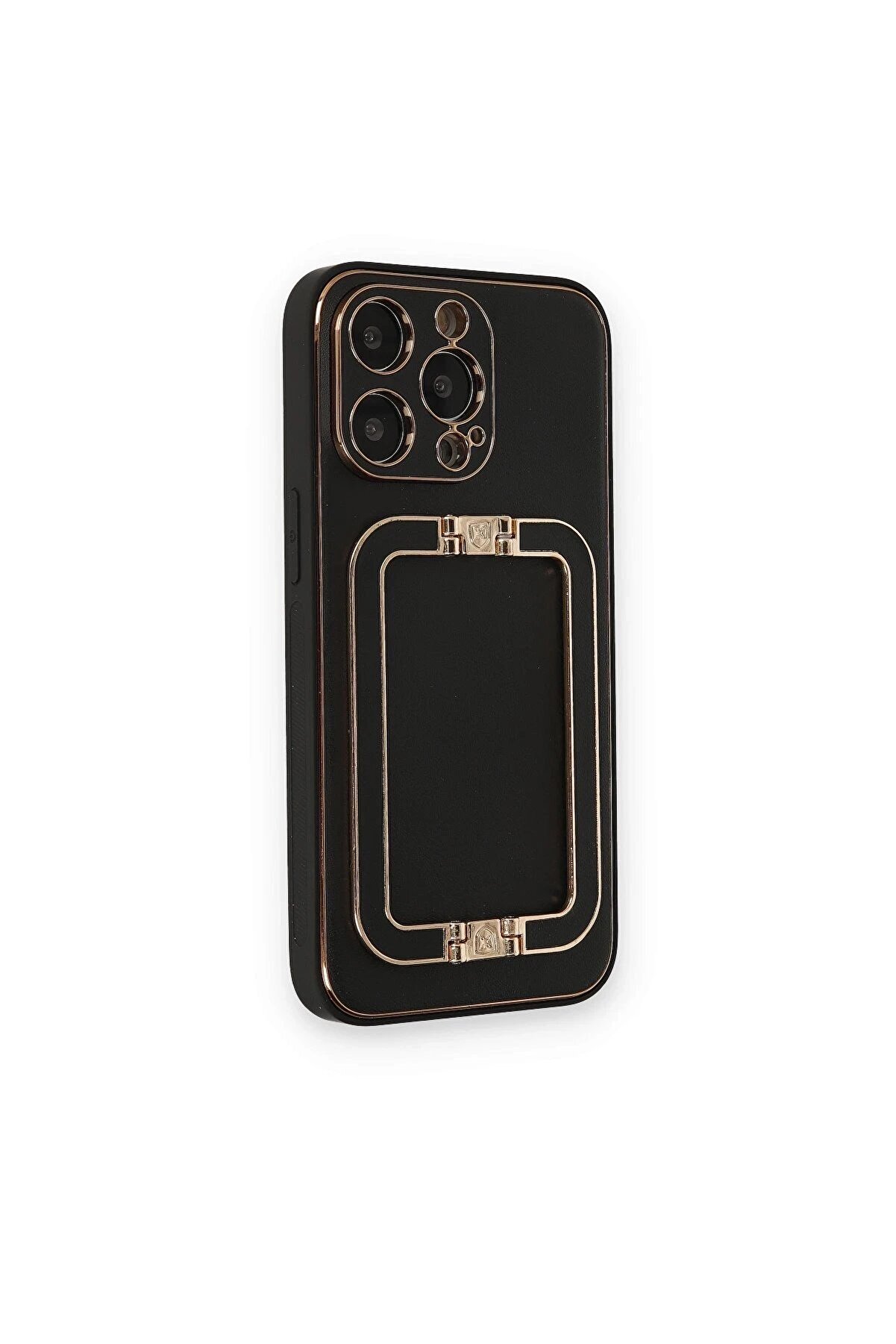 İphone 14 Pro Kılıf Coco Eli̇t Kapak - Si̇yah - Dropx3918-2457