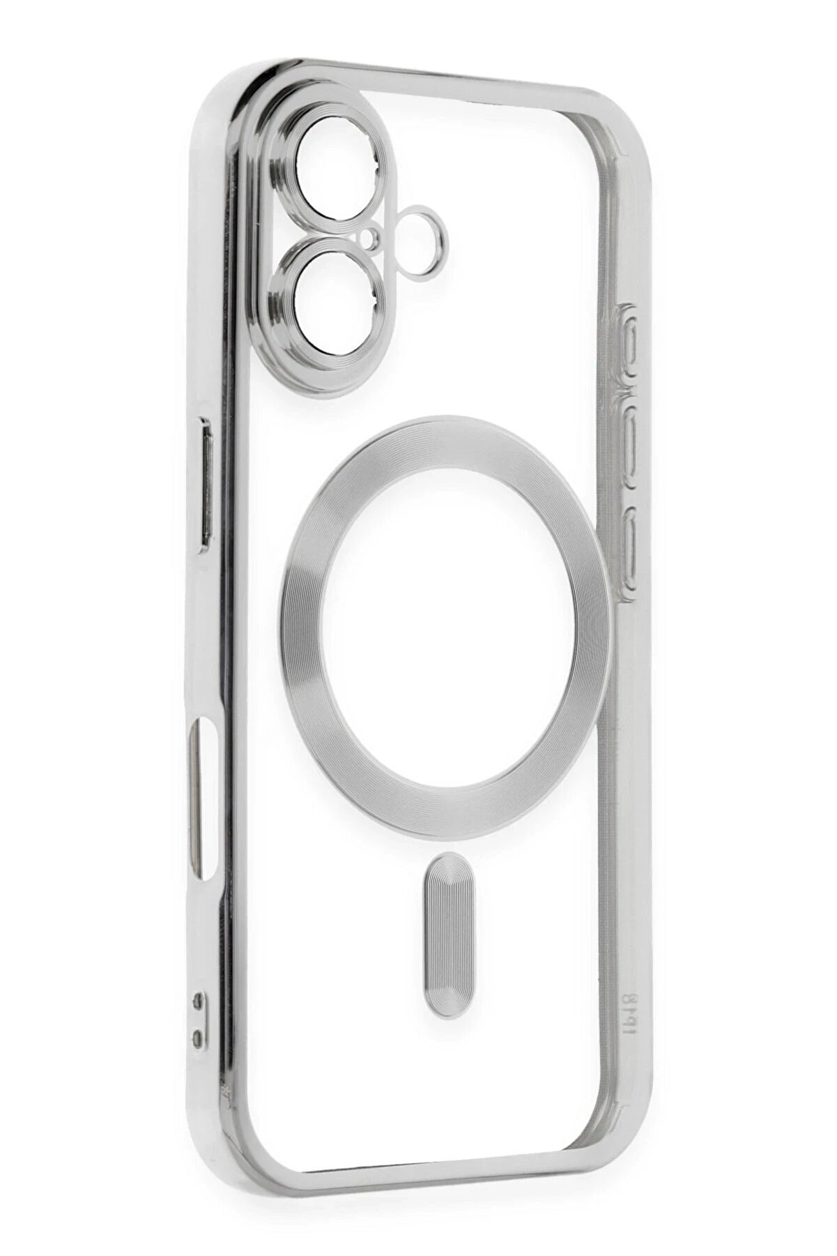 İphone 16 Plus Kılıf Kross Magneti̇csafe Kapak - G&uuml;m&uuml;ş - Dropx8738-7288