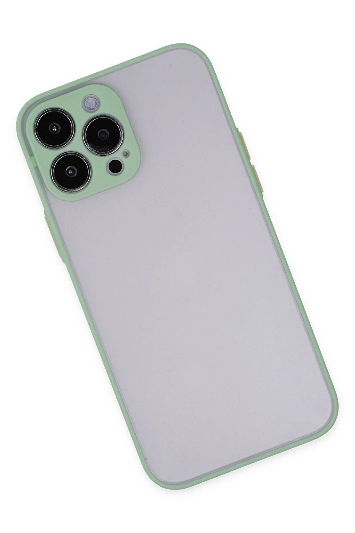 İphone 13 Pro Kılıf Montreal Si̇li̇kon Kapak - Turkuaz - Dropx3385-5079