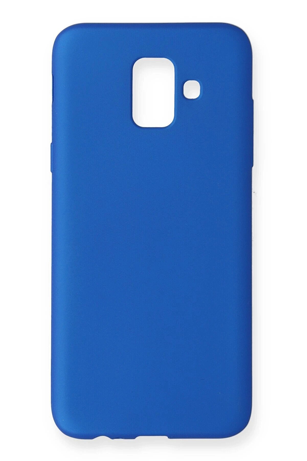 CepteToptan Samsung Galaxy A6 2018 Kılıf First Silikon - Mavi - DROPX6627-7830
