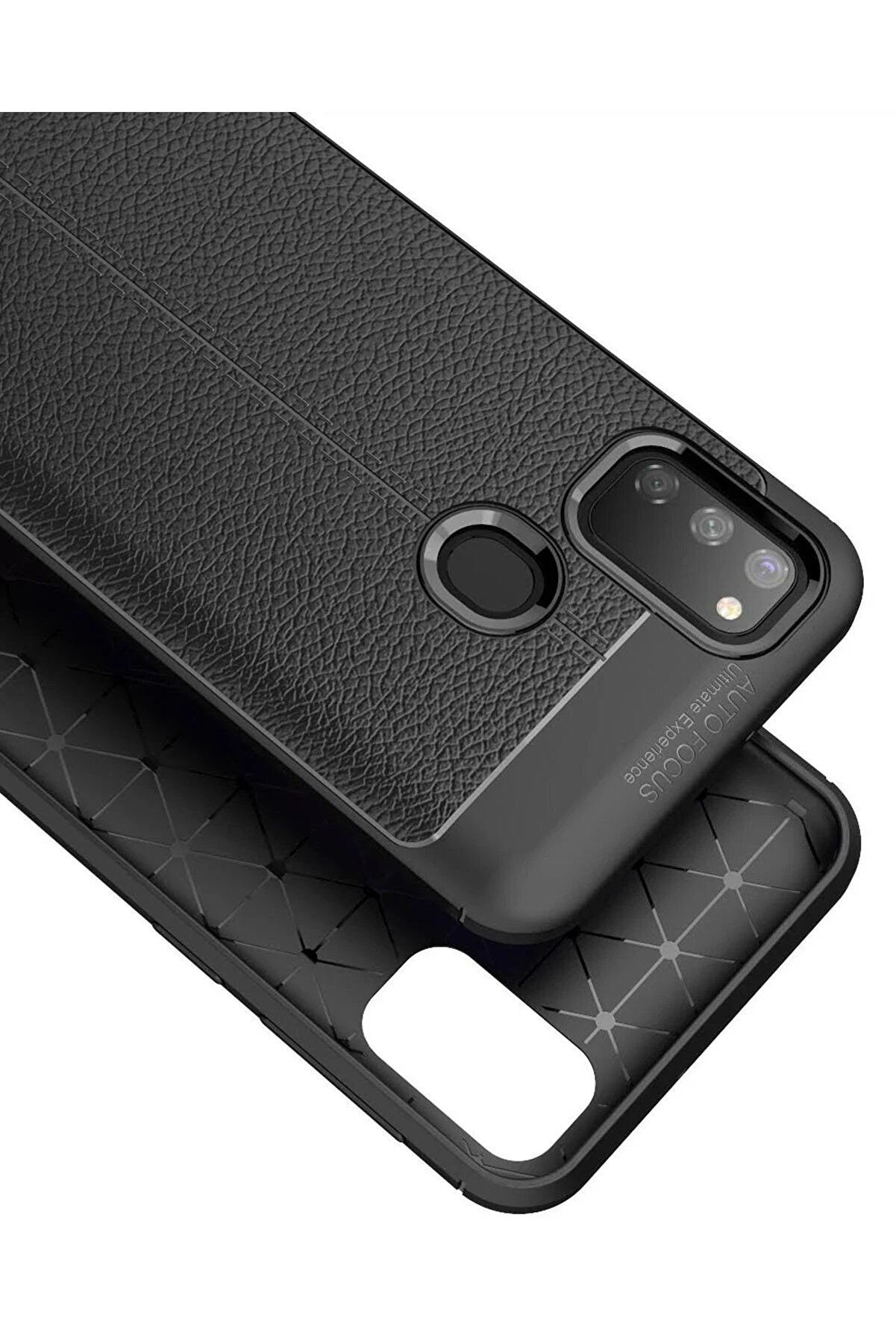 Samsung Galaxy M30S Kılıf Auto Focus Kapak - Kırmızı - Dropx9163-2505