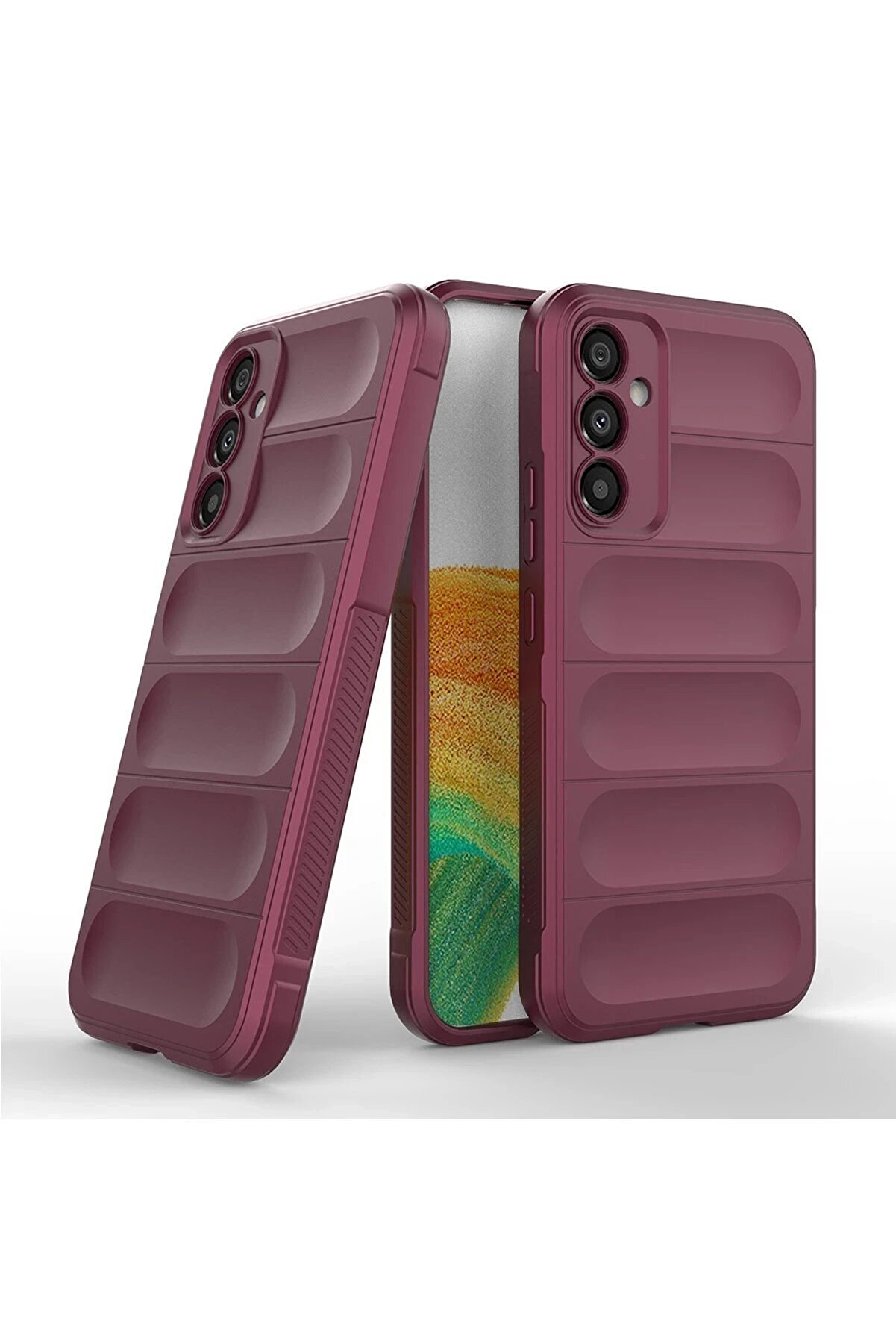 Samsung Galaxy A15 4G Kılıf Opti̇mum Si̇li̇kon - Bordo - Dropx8265-7399