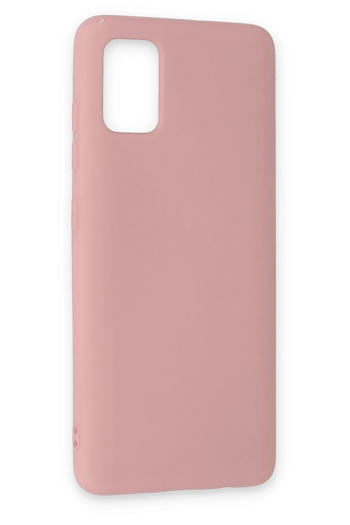 Samsung Galaxy A51 Kılıf Nano İ&ccedil;i̇ Kadi̇fe Si̇li̇kon - Pudra - Dropx2314-7272