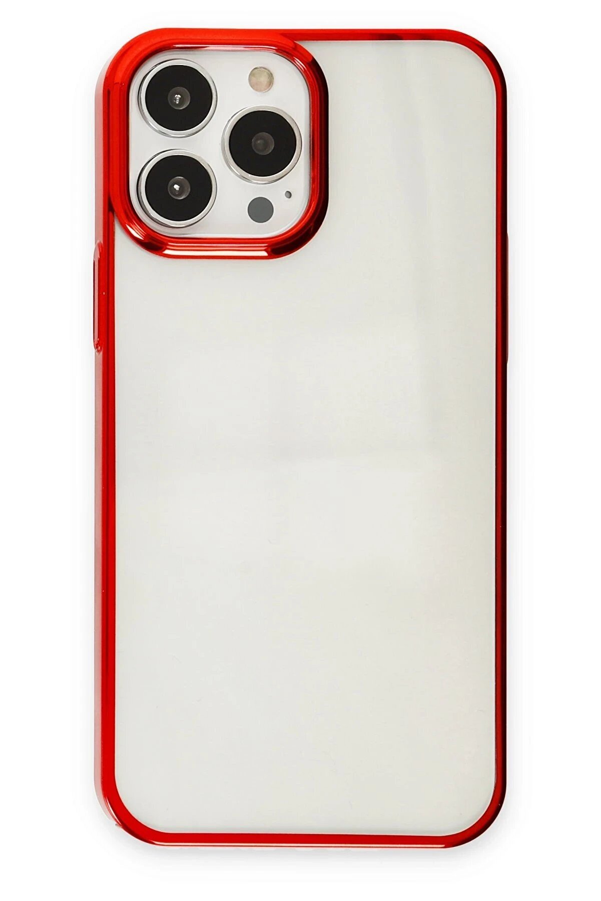 CepteToptan iPhone 13 Pro Kılıf Element Silikon - Kırmızı - DROPX5247-2954