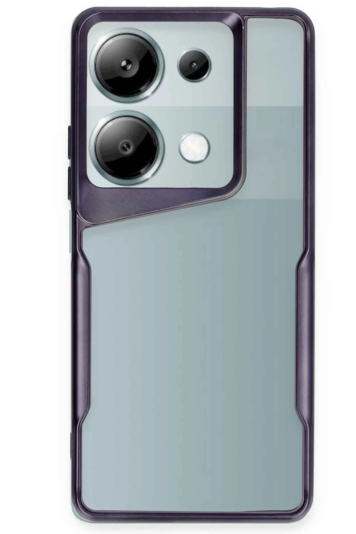 CepteToptan Xiaomi Redmi Note 13 Pro 5G Kılıf Boyi Silikon Kapak - Derin Mor - DROPX7132-6474