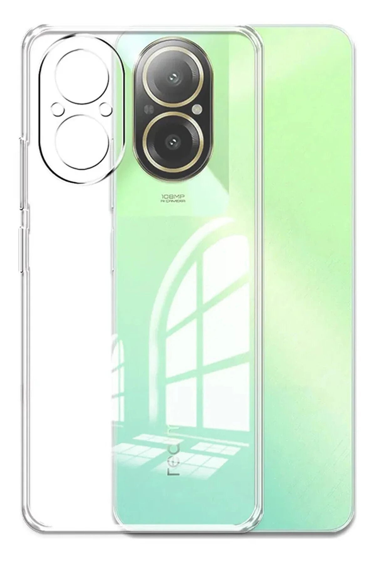 CepteToptan Realme 12 Lite Kılıf Lüx Şeffaf Silikon - DROPX3599-1310