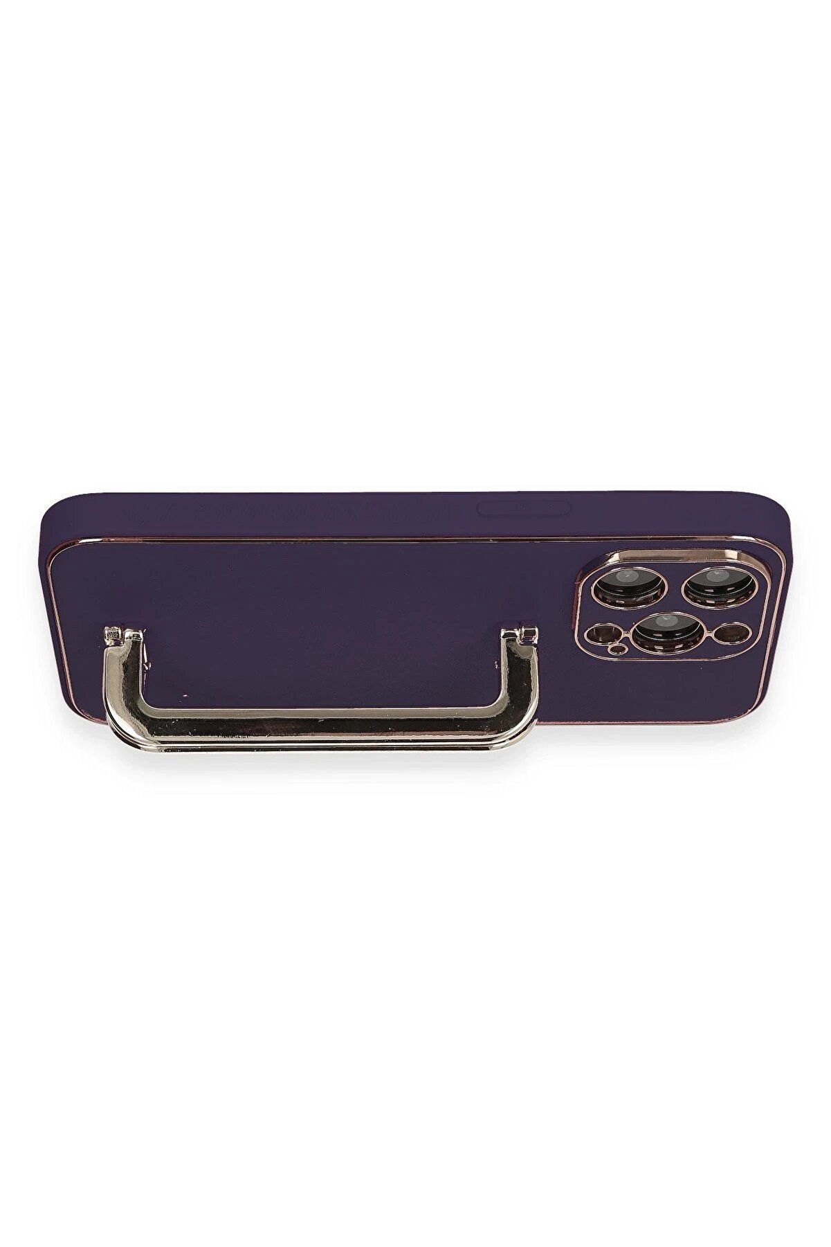 İphone 14 Pro Kılıf Coco Eli̇t Kapak - Deri̇n Mor - Dropx1166-1227
