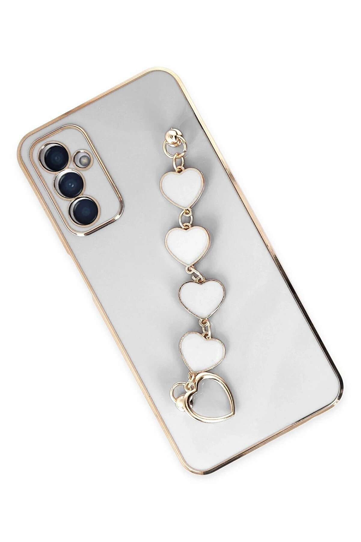 Samsung Galaxy A14 4G Kılıf Esi̇la Si̇li̇kon - Beyaz - Dropx3035-3605