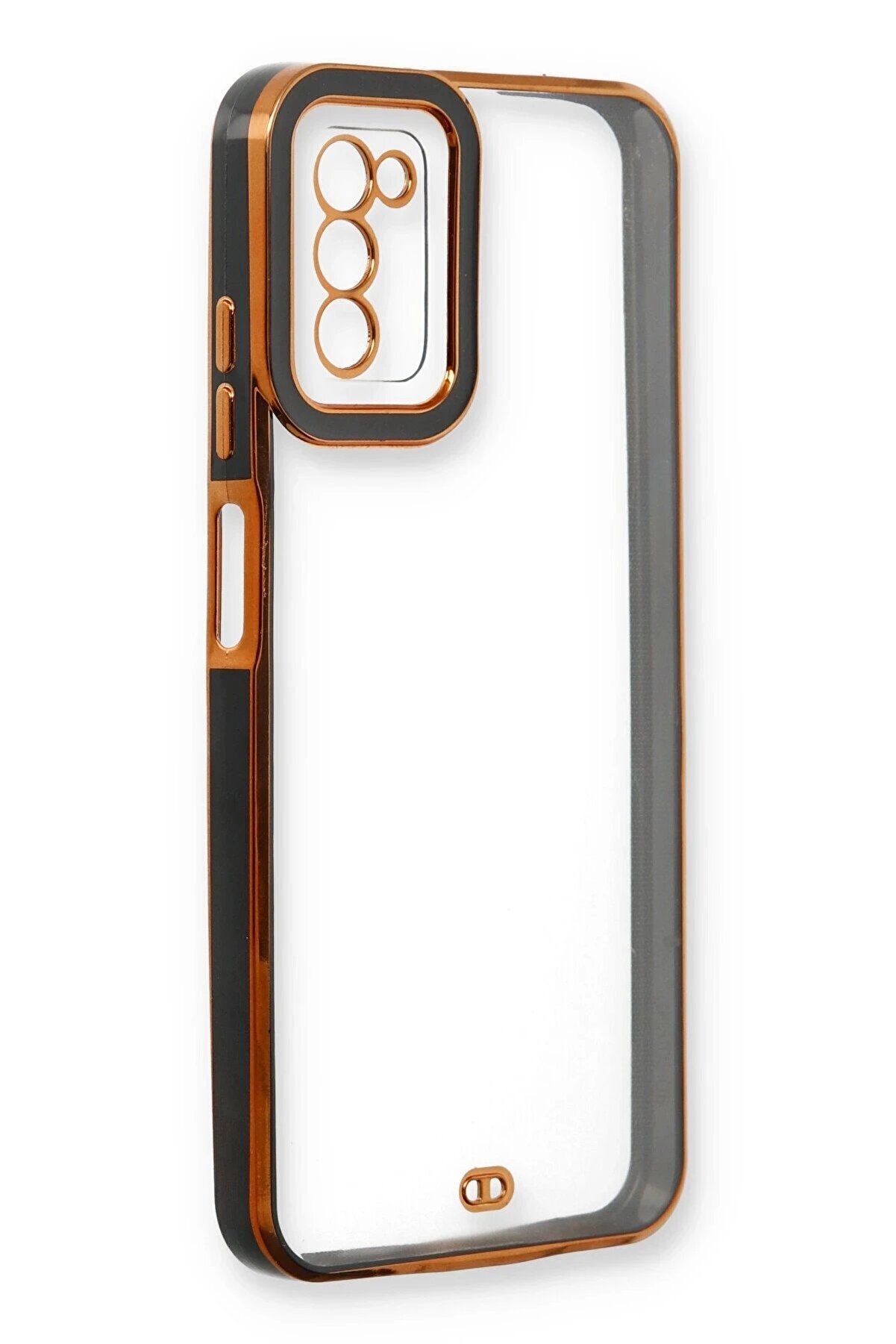 Samsung Galaxy A03S Kılıf Li̇va Lens Si̇li̇kon - Si̇yah - Dropx7837-3100