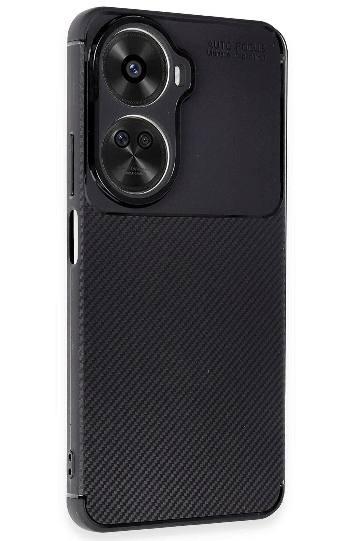 Huawei̇ Nova 12 Se Kılıf Auto Focus Karbon Kapak - Si̇yah - Dropx3497-3361