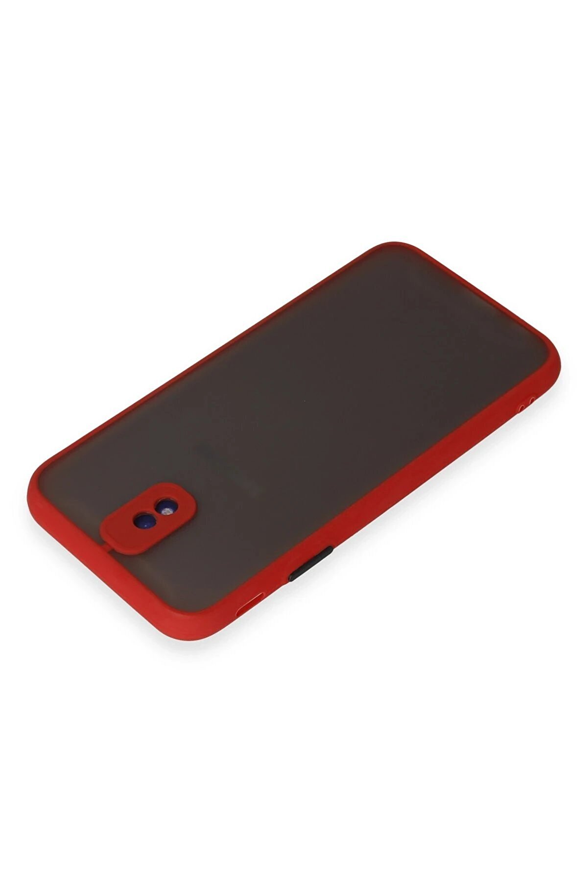 Samsung Galaxy J7 Pro / J730 Kılıf Montreal Si̇li̇kon Kapak - Kırmızı - Dropx3299-8061