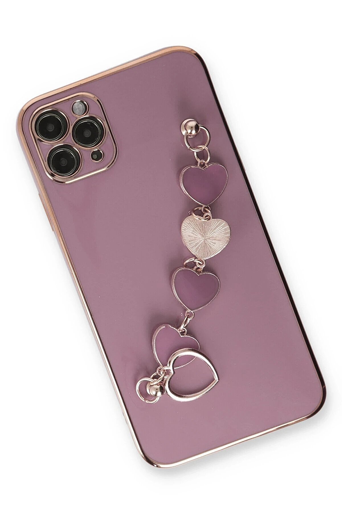 İphone 11 Pro Max Kılıf Esi̇la Si̇li̇kon - Mor - Dropx1176-9213