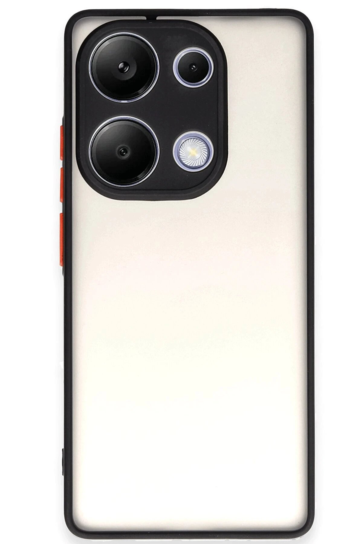 CepteToptan Xiaomi Redmi Note 13 Pro 4G Kılıf Montreal Silikon Kapak - Siyah - DROPX2563-3580