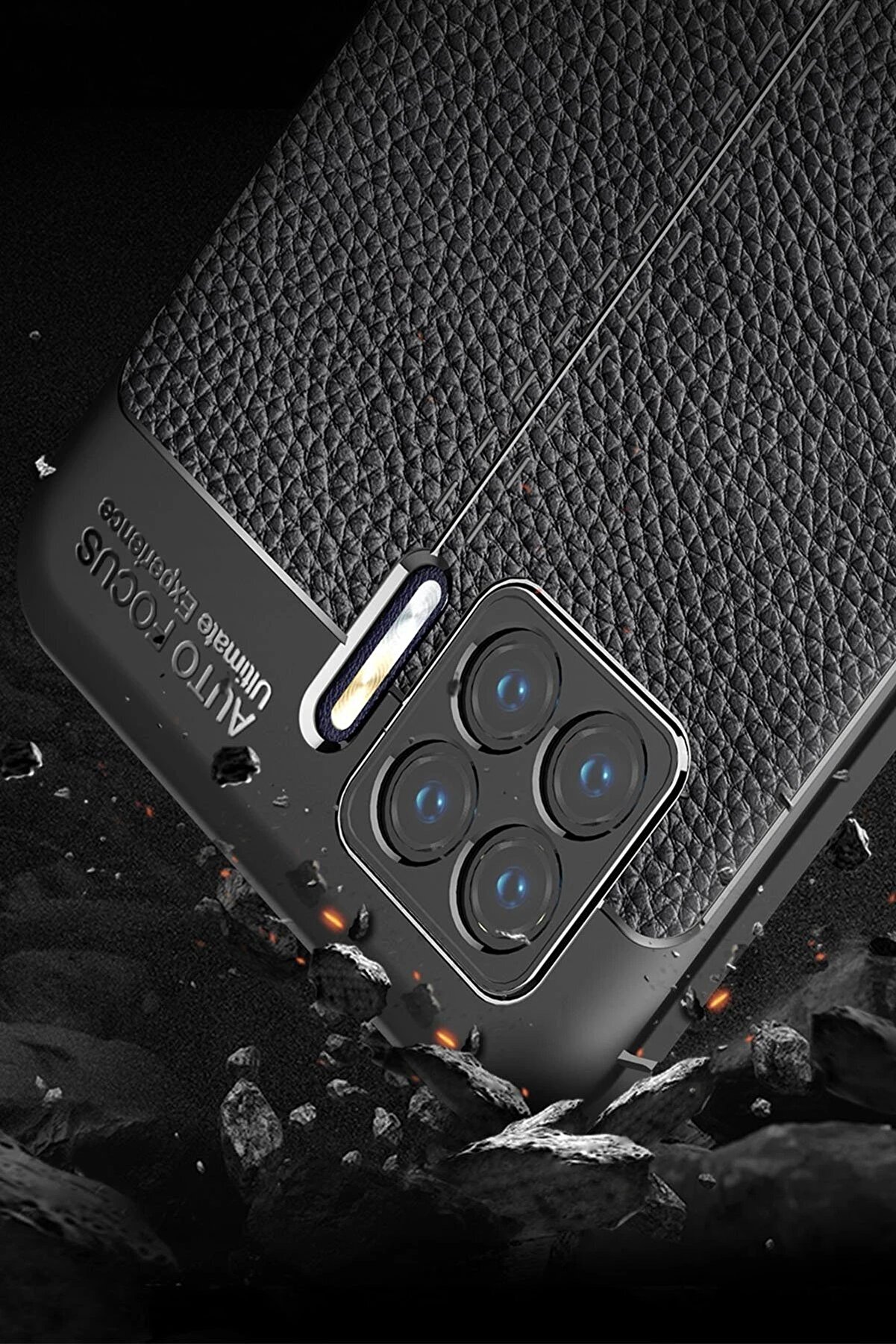 Oppo A73 Kılıf Auto Focus Kapak - Laci̇vert - Dropx2283-5923