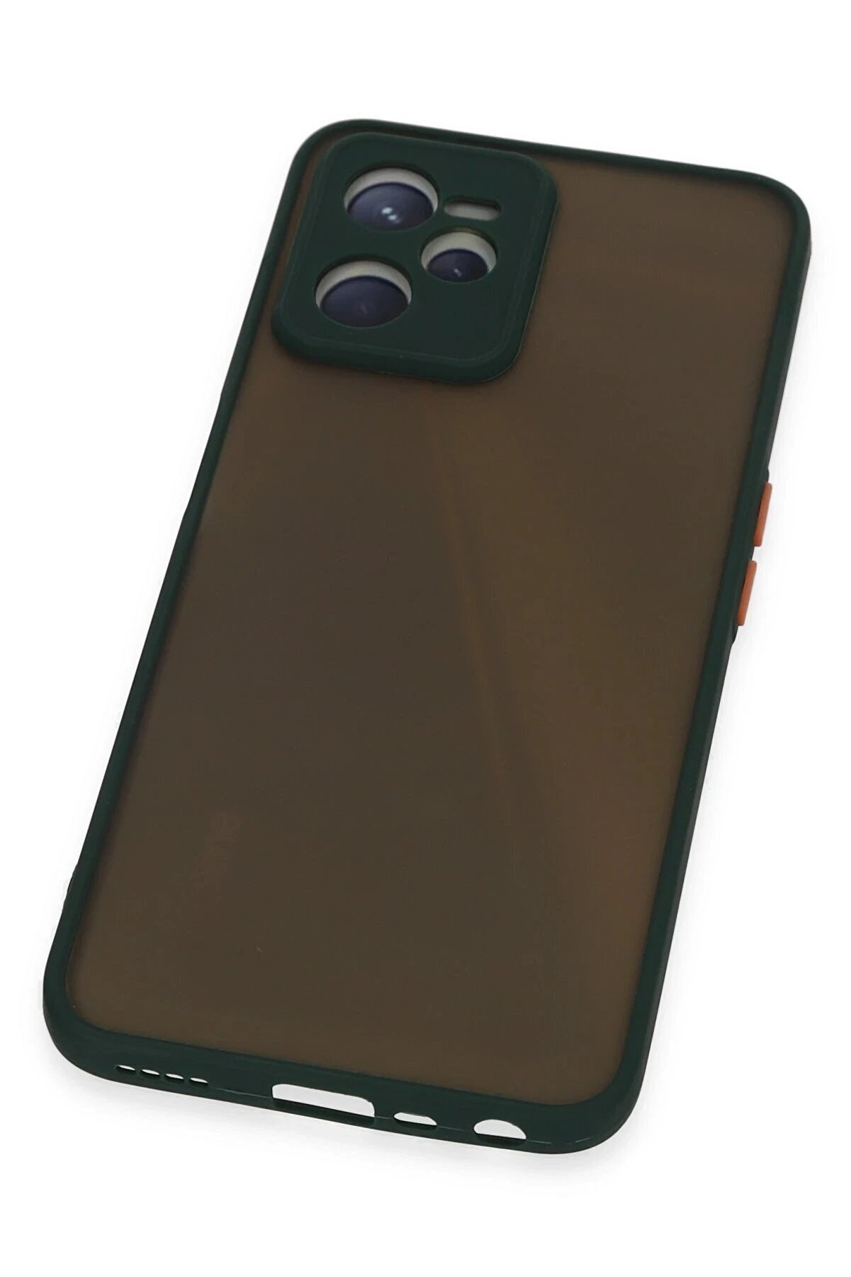 Realme C35 Kılıf Montreal Si̇li̇kon Kapak - Yeşi̇l - Dropx5052-9412