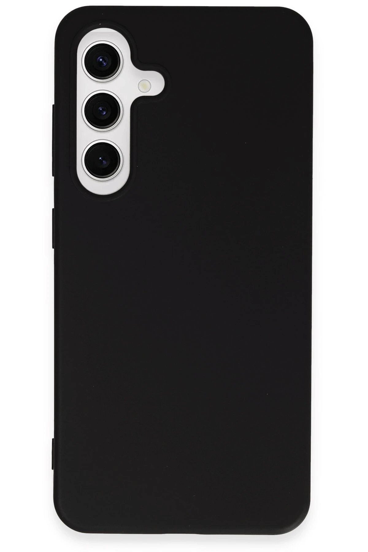 Samsung Galaxy S24 Kılıf Fi̇rst Si̇li̇kon - Si̇yah - Dropx4096-6270