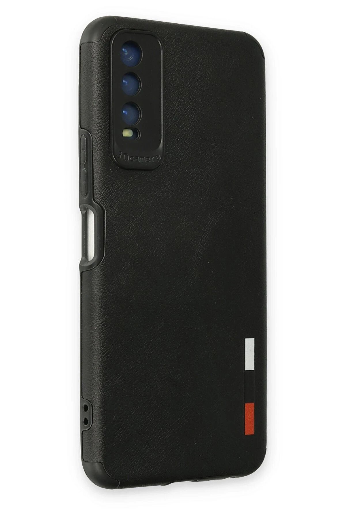 Vi̇vo Y11S Kılıf Loop Deri̇ Si̇li̇kon - Si̇yah - Dropx7066-6998