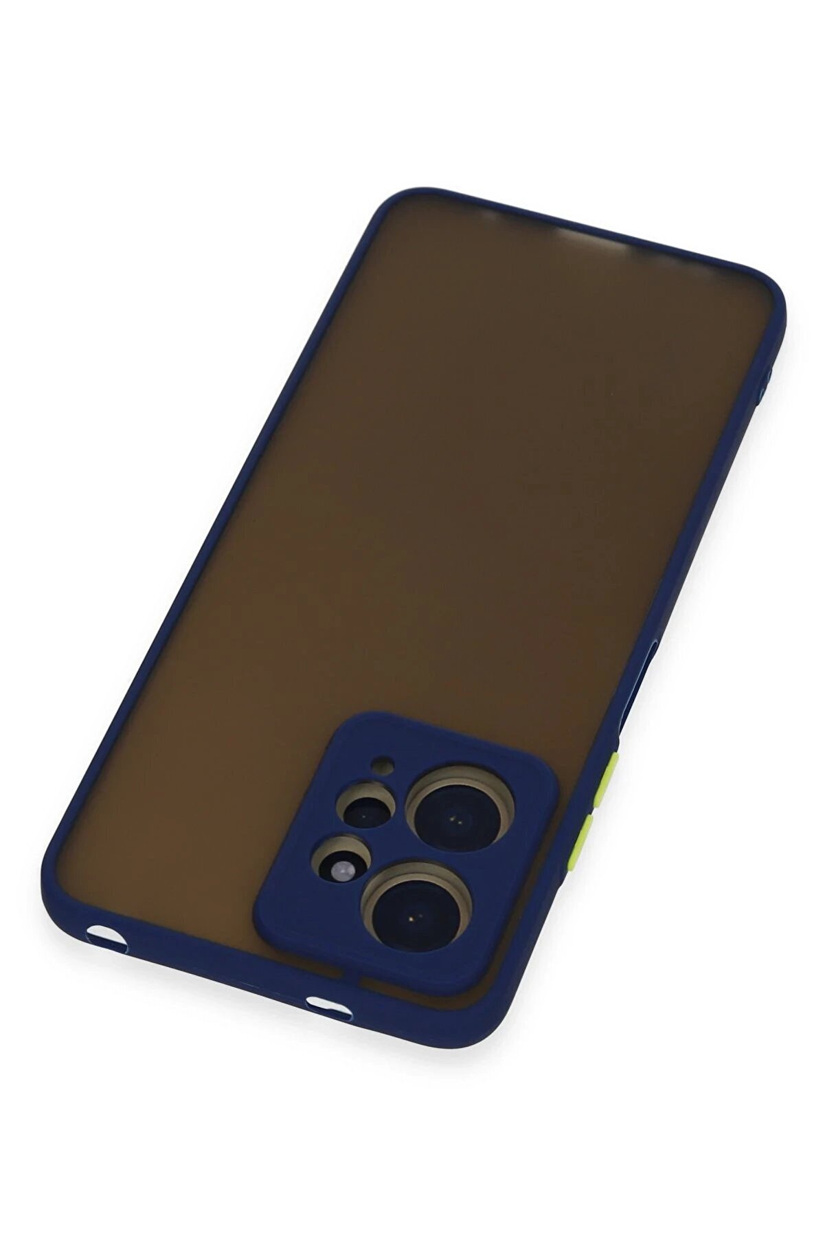 Xi̇aomi̇ Redmi̇ Note 12 4G Kılıf Montreal Si̇li̇kon Kapak - Laci̇vert - Dropx4252-8571