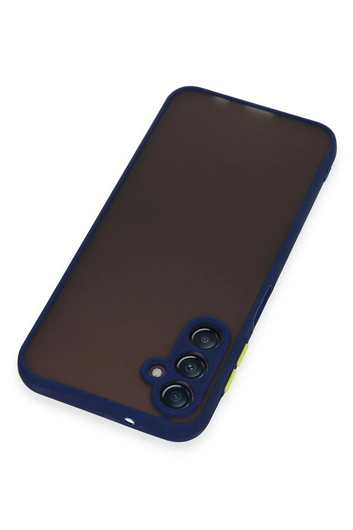 Samsung Galaxy A14 4G Kılıf Montreal Si̇li̇kon Kapak - Laci̇vert - Dropx3753-5987