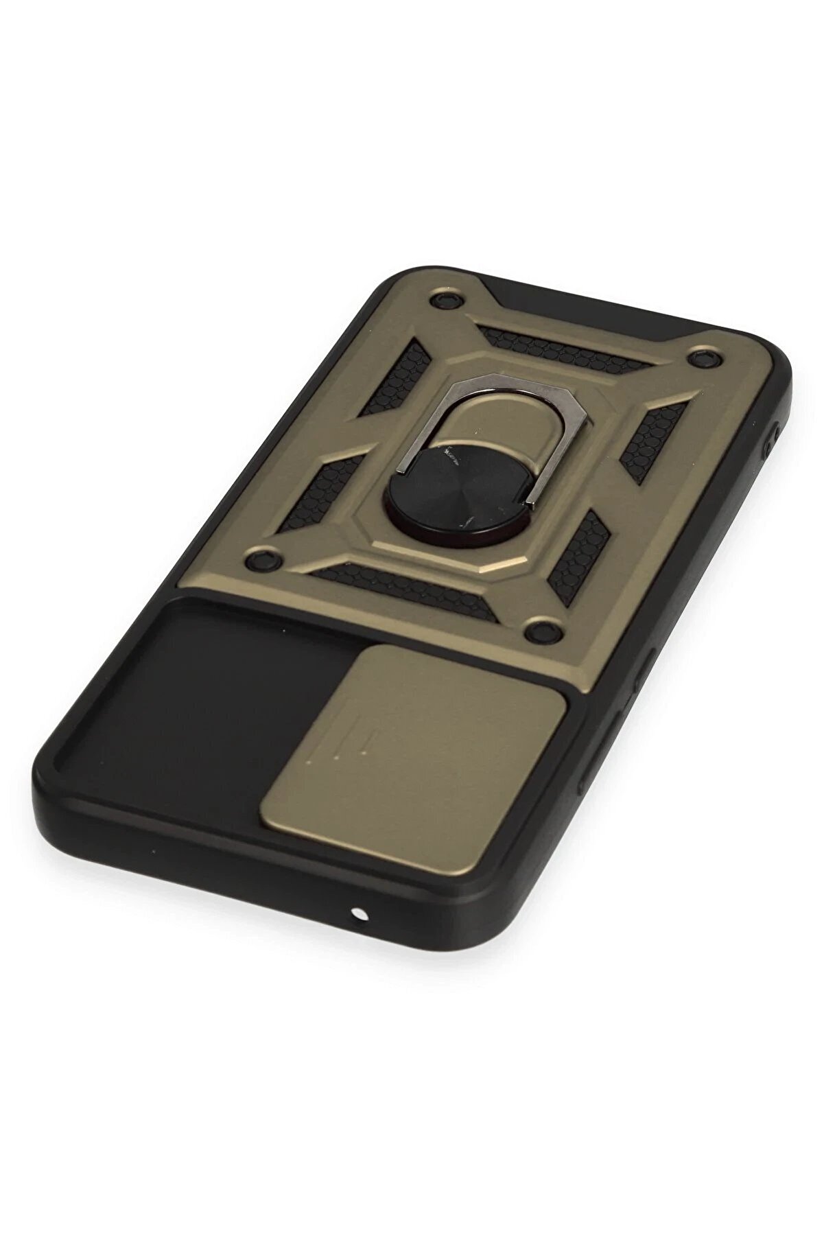 Samsung Galaxy A54 5G Kılıf Pars Lens Yüzüklü Si̇li̇kon - Gold - Dropx6547-7241