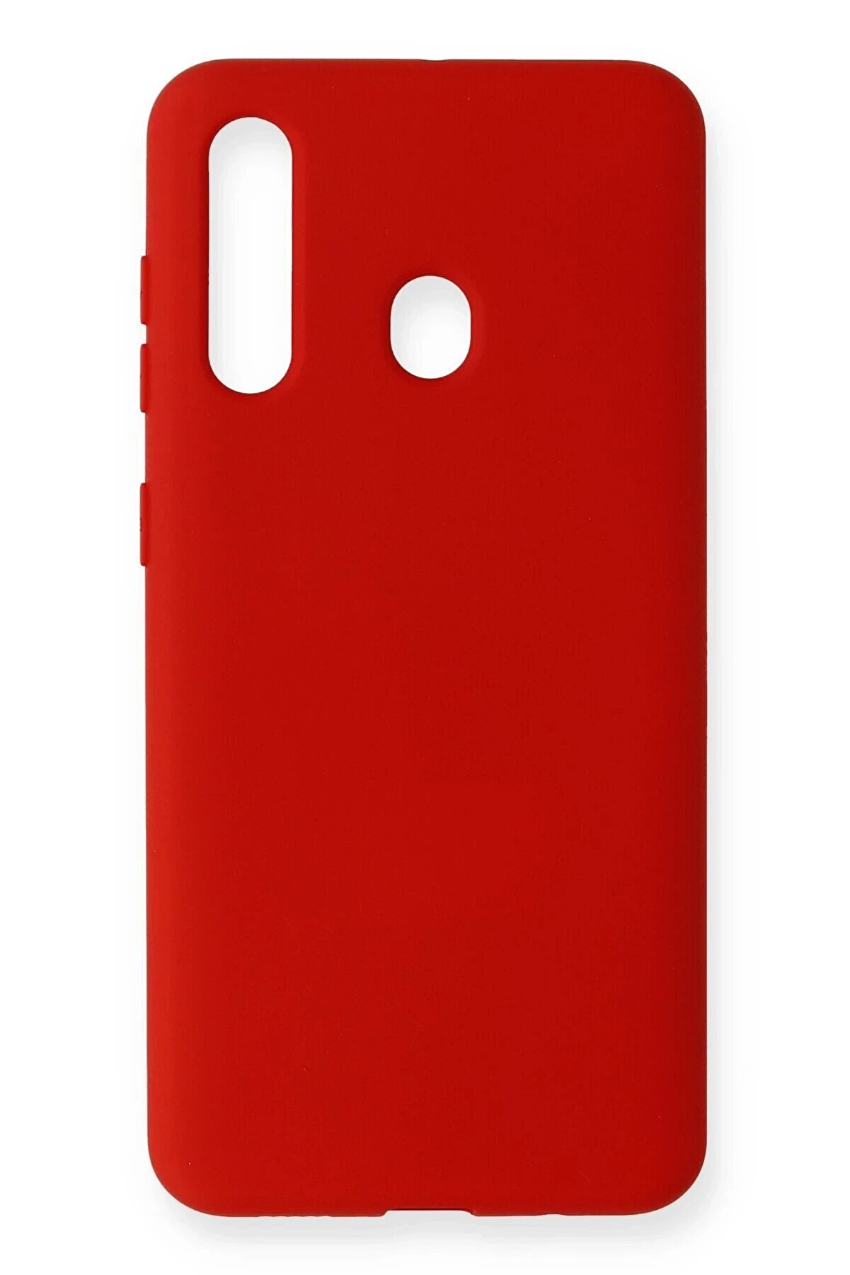 CepteToptan Samsung Galaxy M40 Kılıf Nano içi Kadife Silikon - Kırmızı - DROPX3982-2669