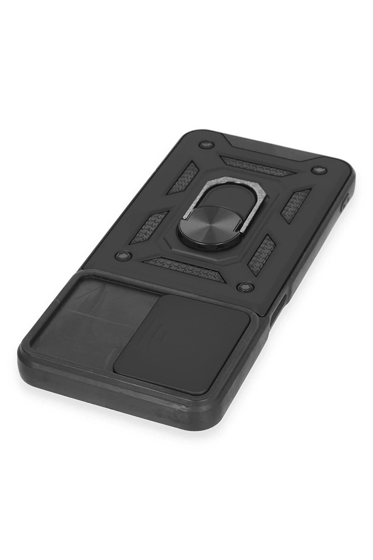 Realme C35 Kılıf Pars Lens Yüzüklü Si̇li̇kon - Si̇yah - Dropx5329-5574