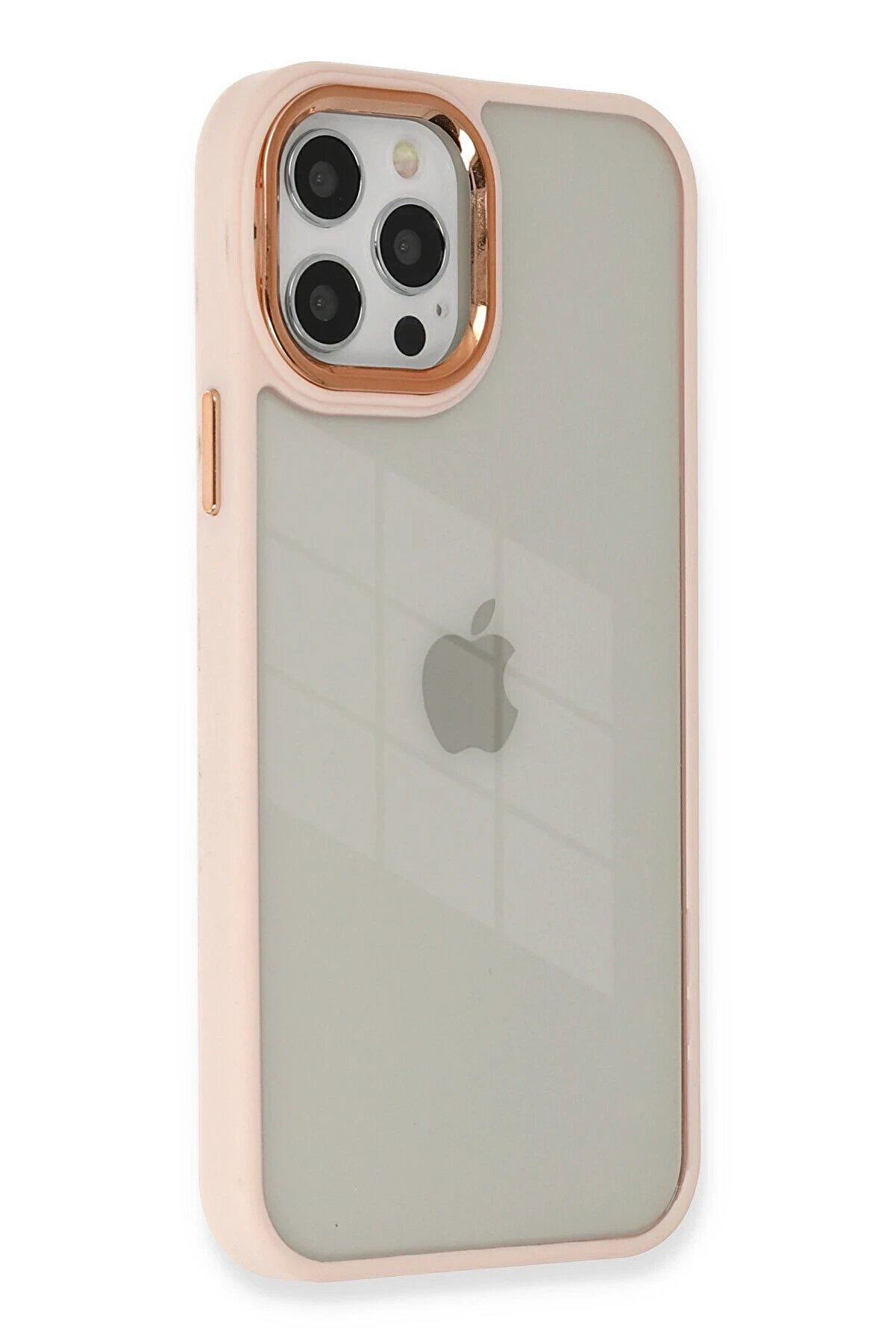 CepteToptan iPhone 12 Pro Max Kılıf Dora Kapak - Pudra - DROPX4124-4318