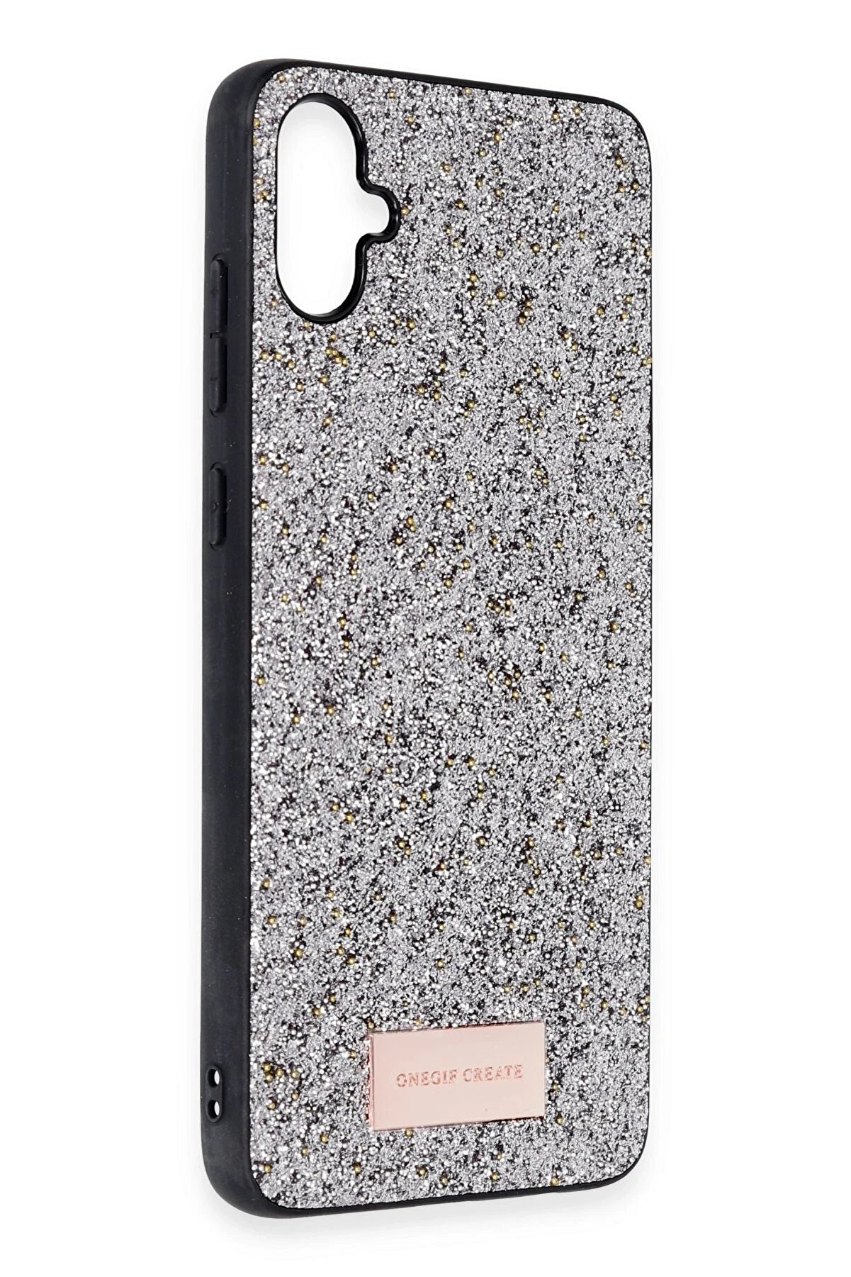 Samsung Galaxy A05 Bri̇ght Si̇mli̇ Kapak - Gümüş - Dropx9815-8423