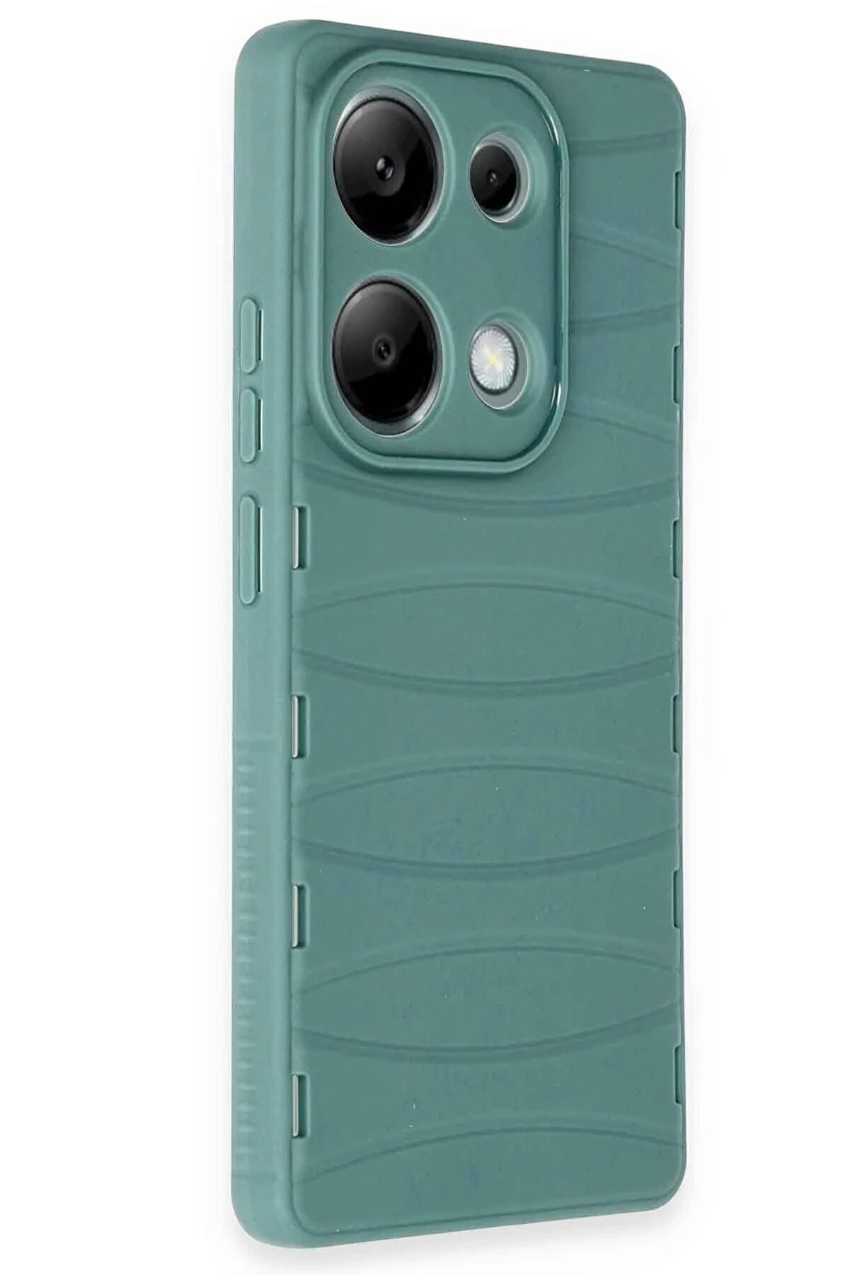Xi̇aomi̇ Redmi̇ Note 13 Pro 4G Kılıf Bi̇bercas Si̇li̇kon Kapak - Koyu Yeşi̇l - Dropx9310-7946