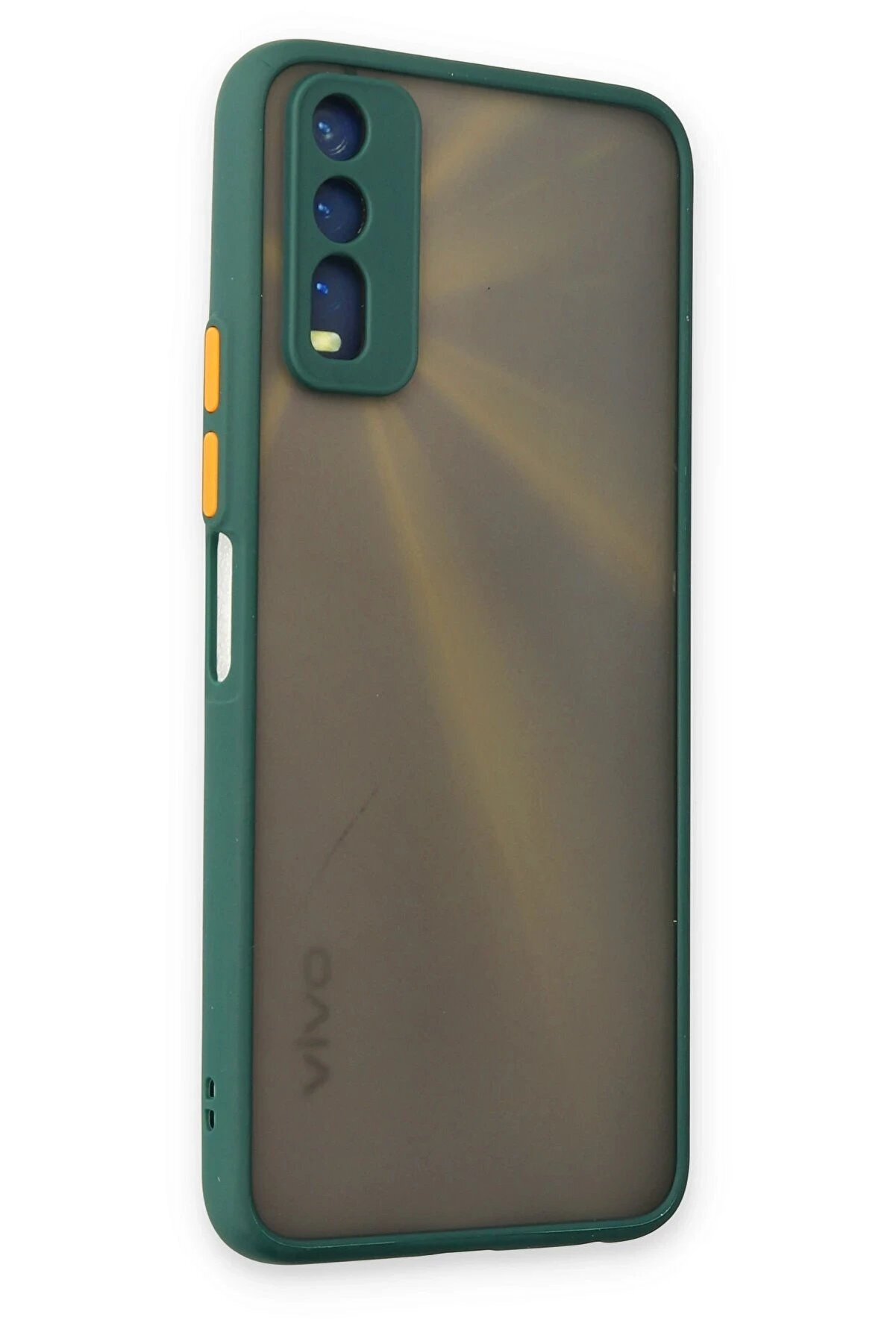 Vi̇vo Y11S Kılıf Montreal Si̇li̇kon Kapak - Yeşi̇l - Dropx8821-6714