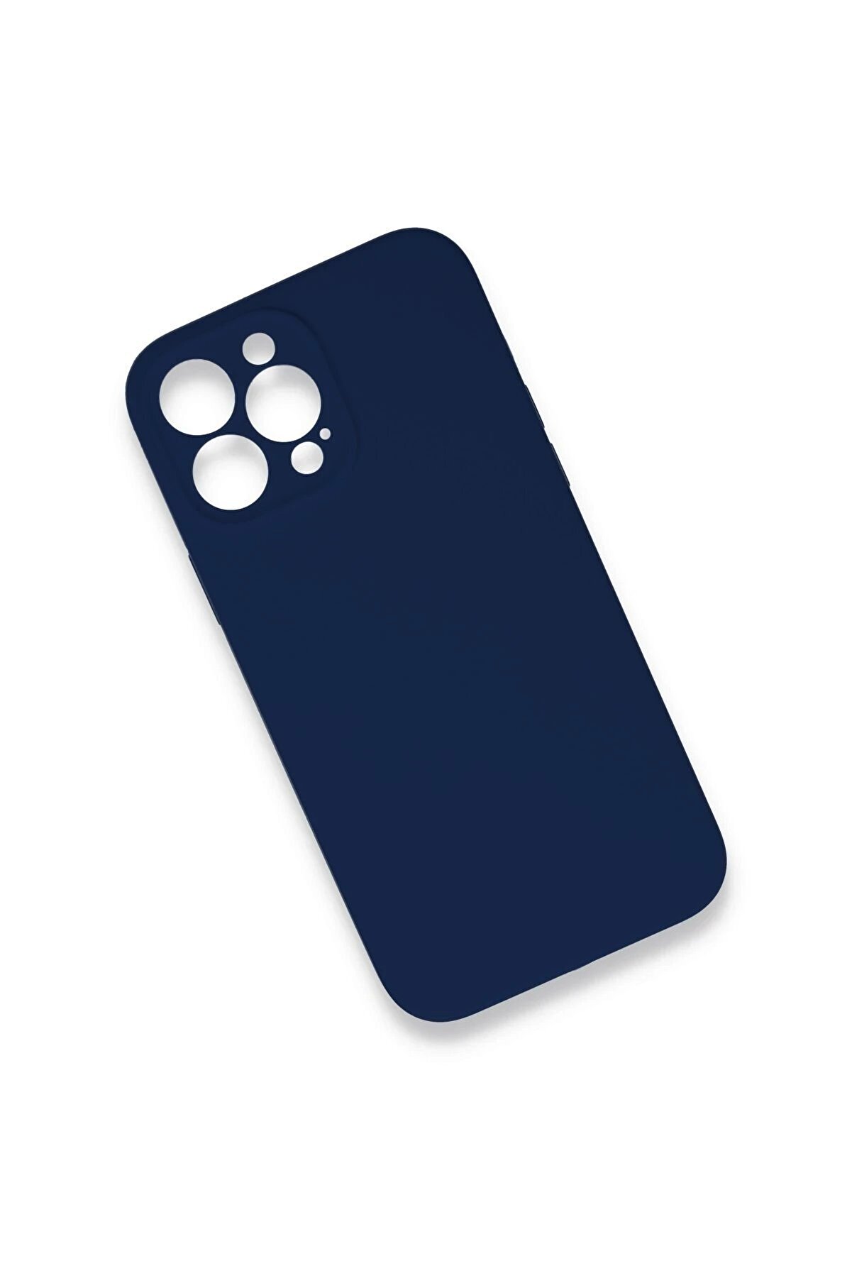 İphone 13 Pro Kılıf Lansman Legant Si̇li̇kon - Laci̇vert - Dropx2719-7918