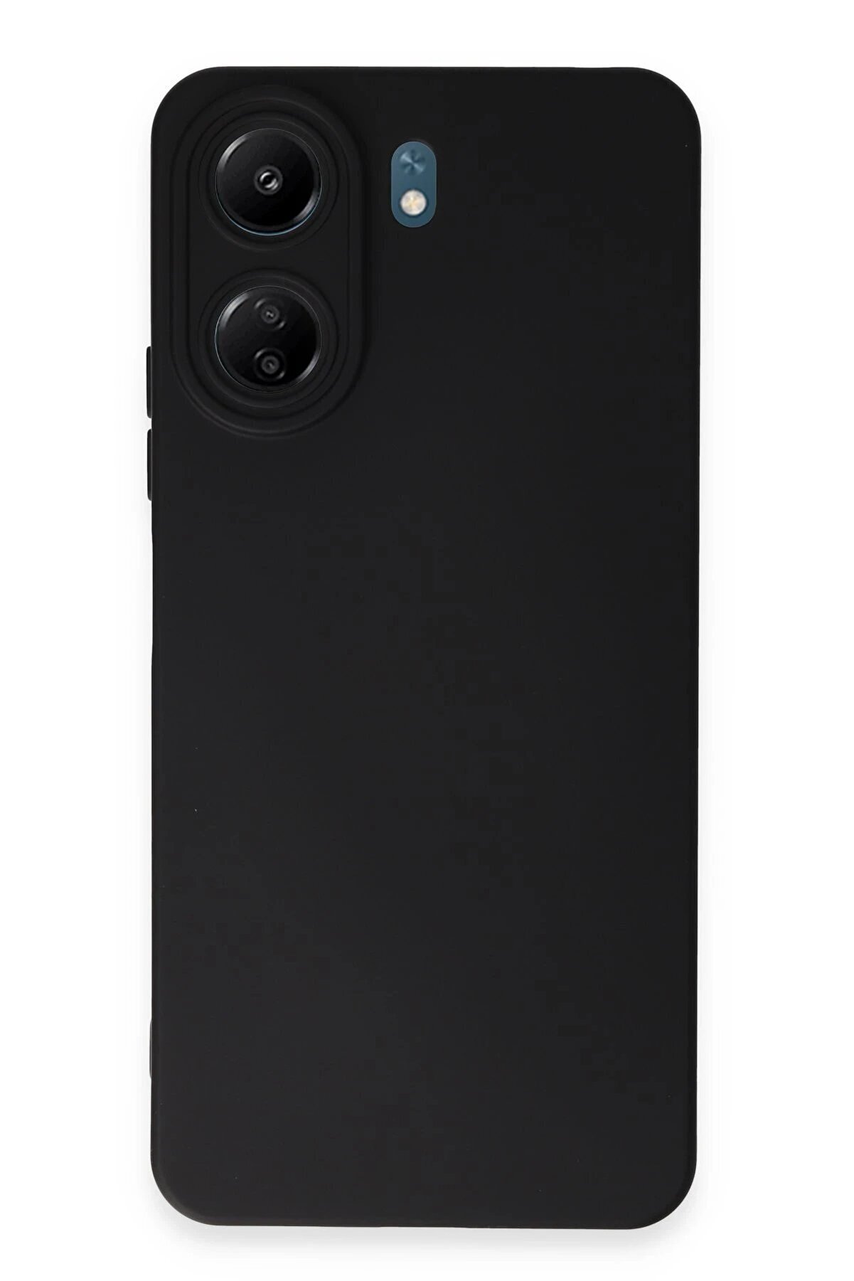 CepteToptan Xiaomi Redmi 13C Kılıf Nano içi Kadife Silikon - Siyah - DROPX4922-1373