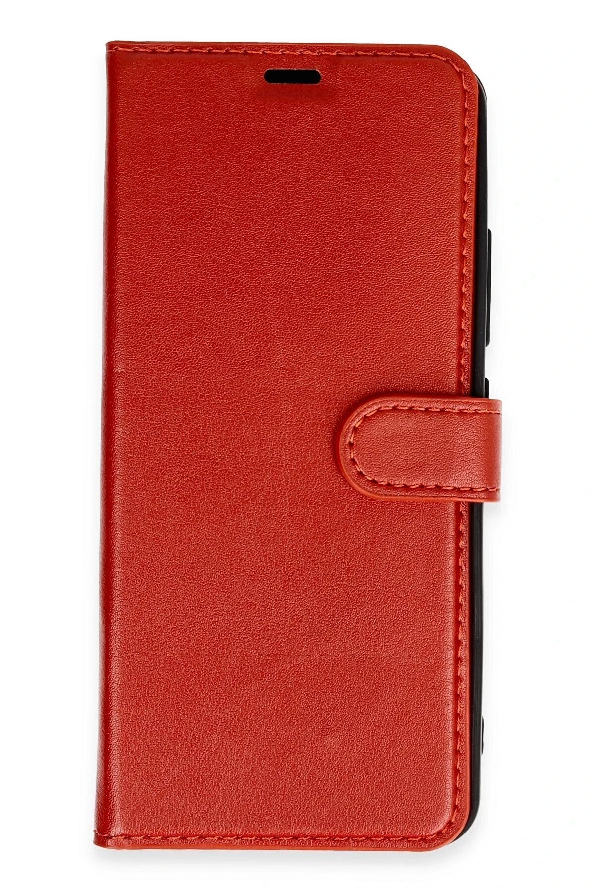 Oppo Reno 11F Kılıf Trend S Plus Kapaklı Kılıf - Kırmızı - Dropx2169-2193