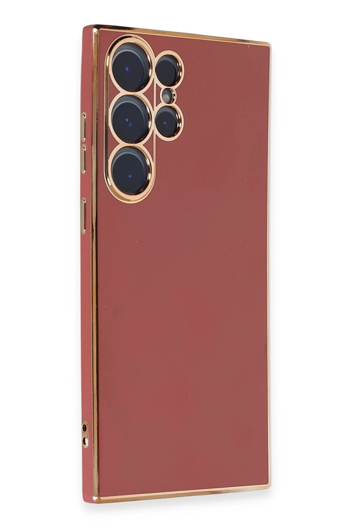 Samsung Galaxy S23 Ultra Kılıf Volet Si̇li̇kon - Kırmızı - Dropx4152-4176