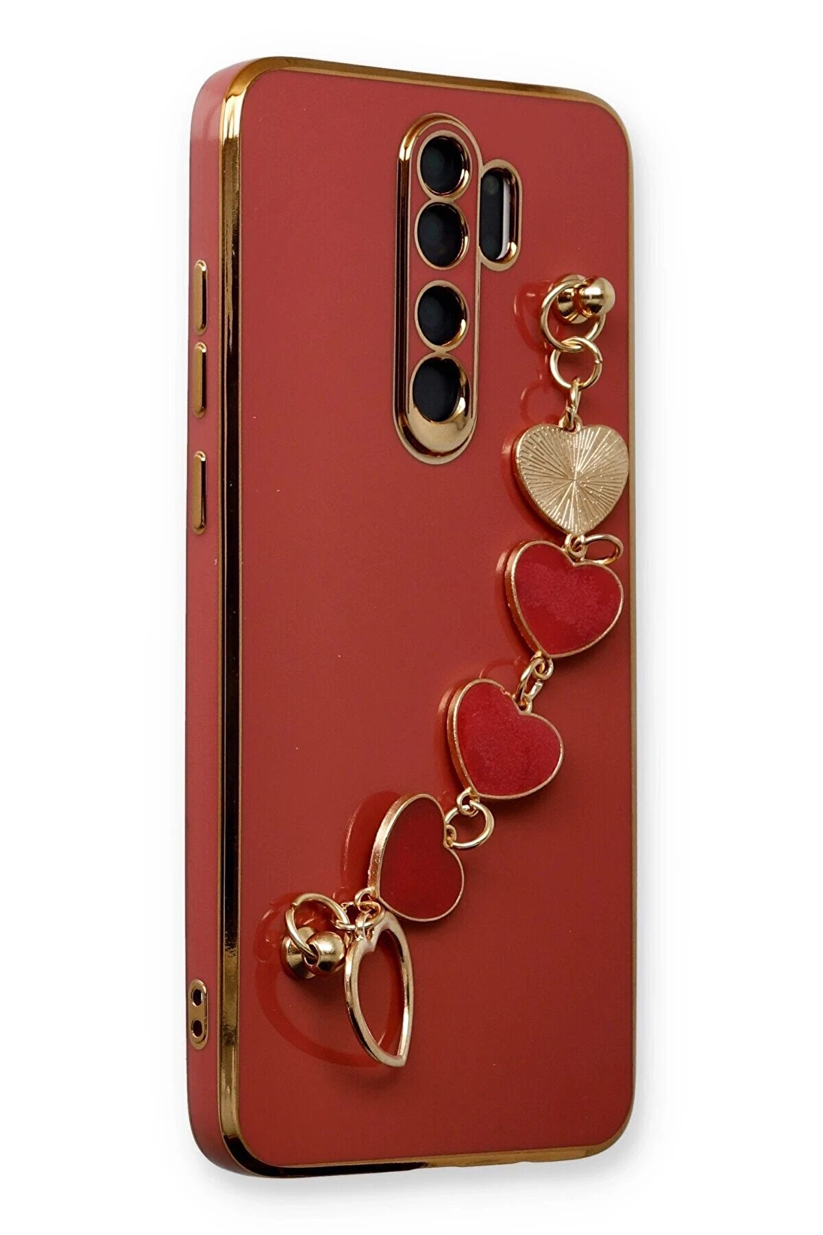 CepteToptan Xiaomi Redmi Note 8 Pro Kılıf Esila Silikon - Kırmızı - DROPX5392-7705