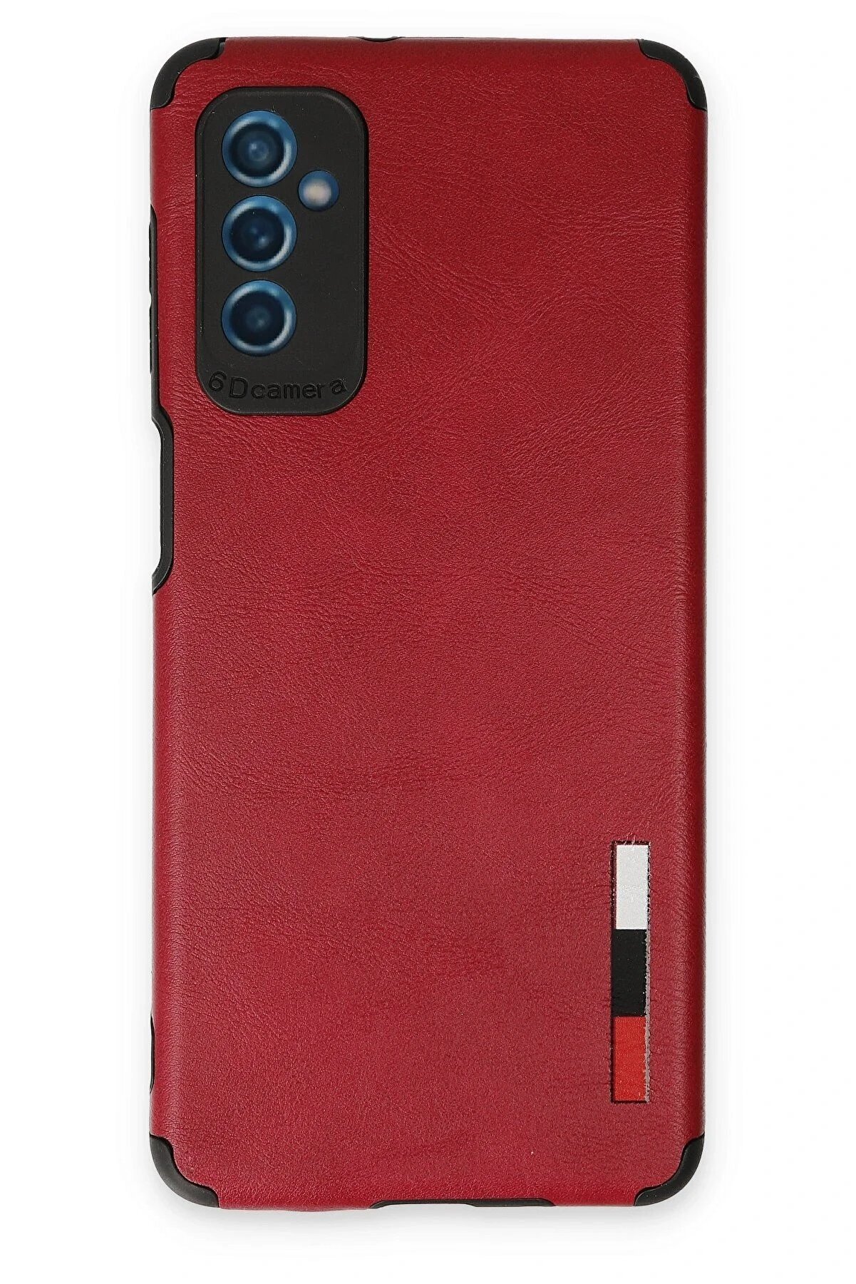 CepteToptan Samsung Galaxy M52 5G Kılıf Loop Deri Silikon - Kırmızı - DROPX9846-1962