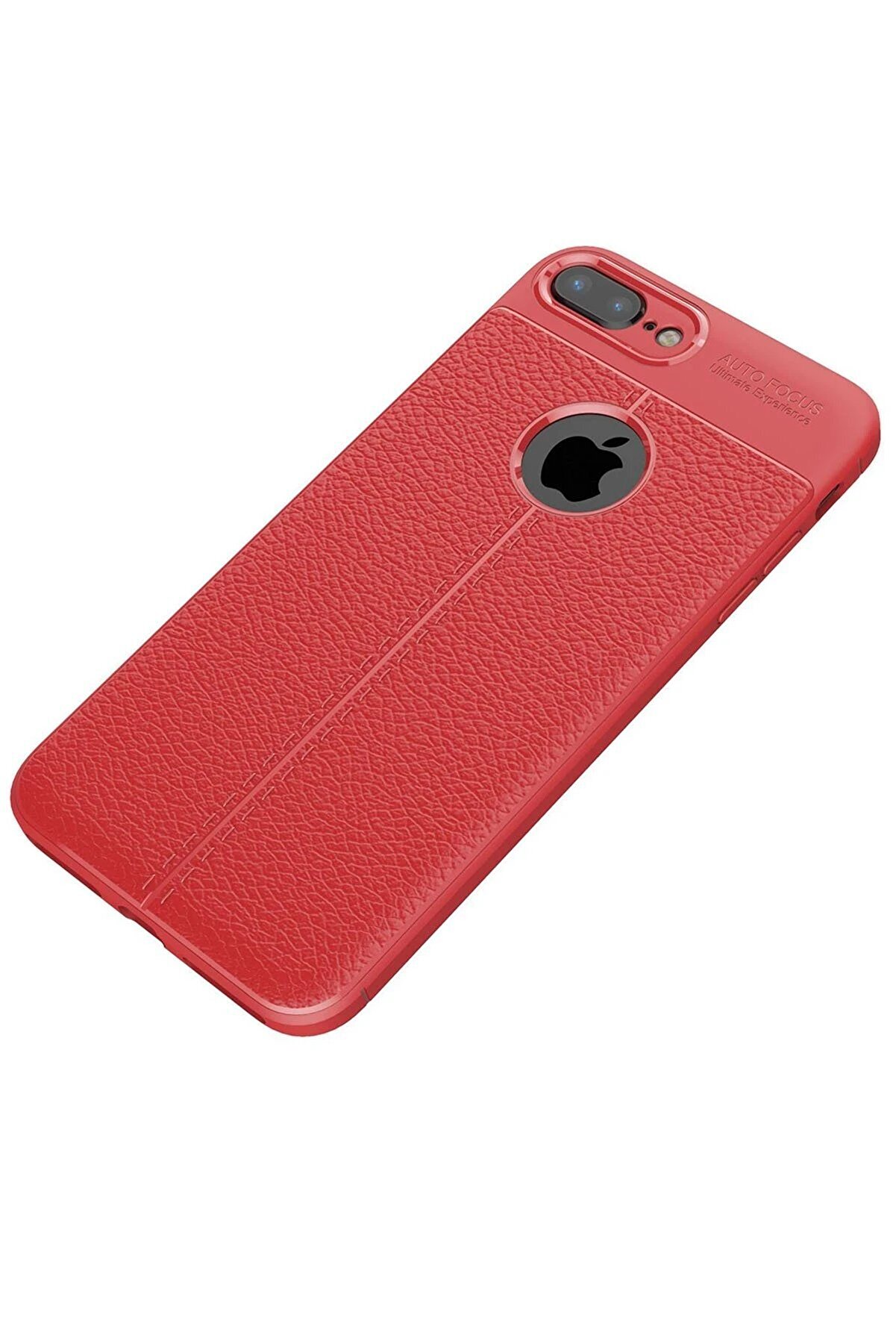 İphone 7 Plus Kılıf Auto Focus Kapak - Kırmızı - Dropx9463-7424