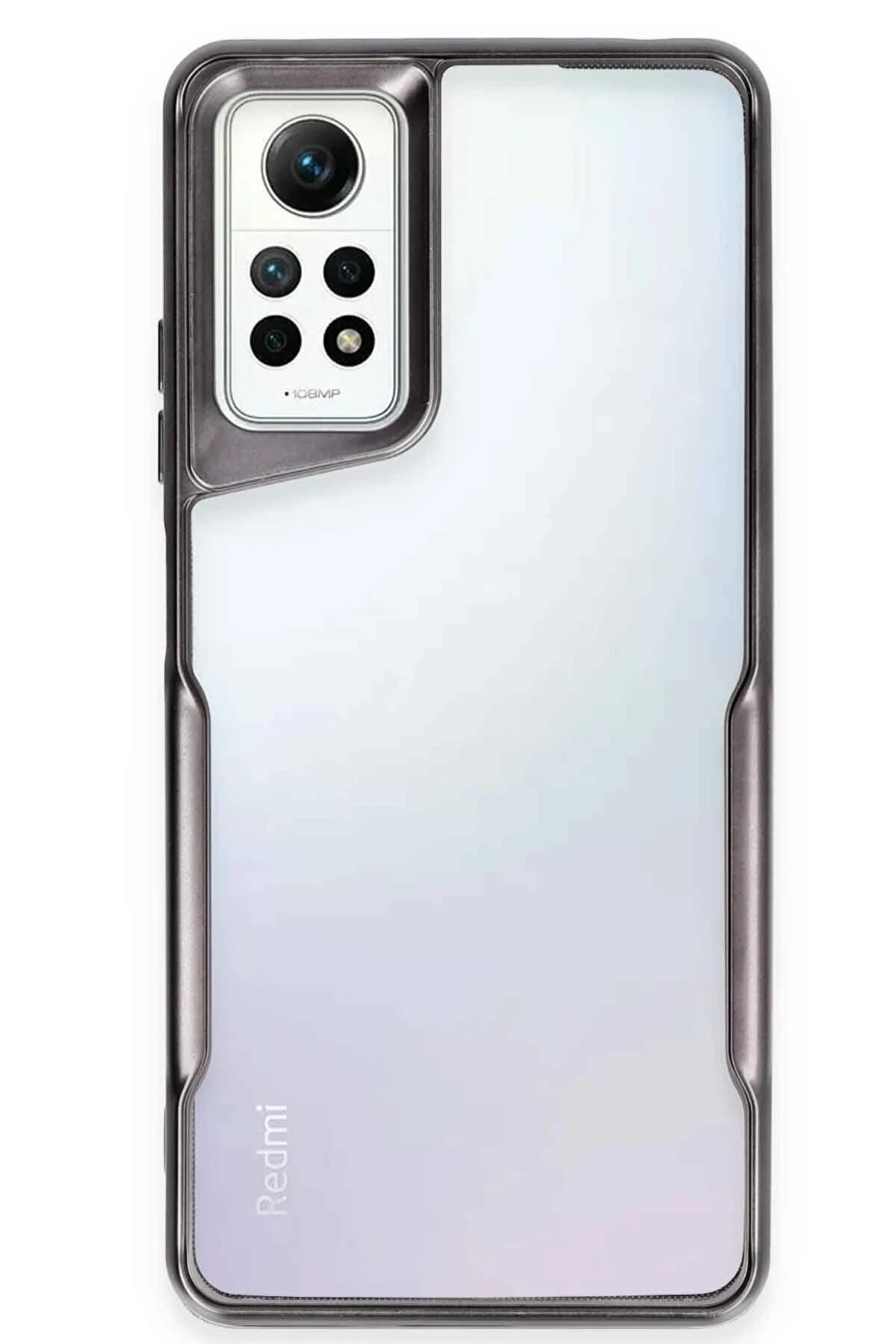 CepteToptan Xiaomi Redmi Note 12 Pro 4G Kılıf Boyi Silikon Kapak - Siyah - DROPX7355-7445