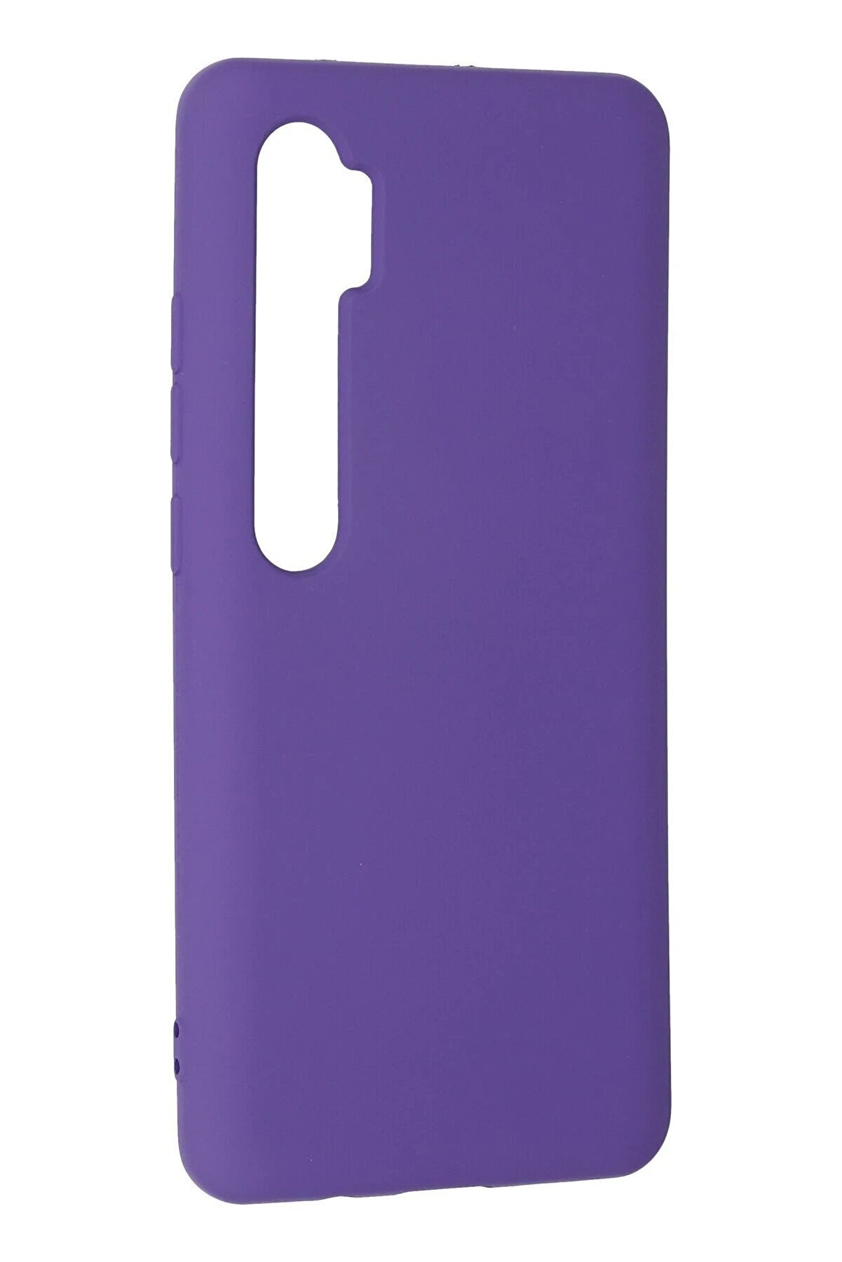 Xi̇aomi̇ Mi̇ Note 10 Li̇te Kılıf Nano İ&ccedil;i̇ Kadi̇fe Si̇li̇kon - Mor - Dropx1668-7095