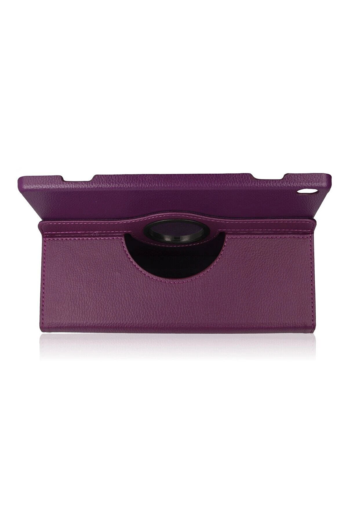 CepteToptan M10 X505F Kılıf 360 Tablet Deri Kılıf - Mürdüm - DROPX8437-8248